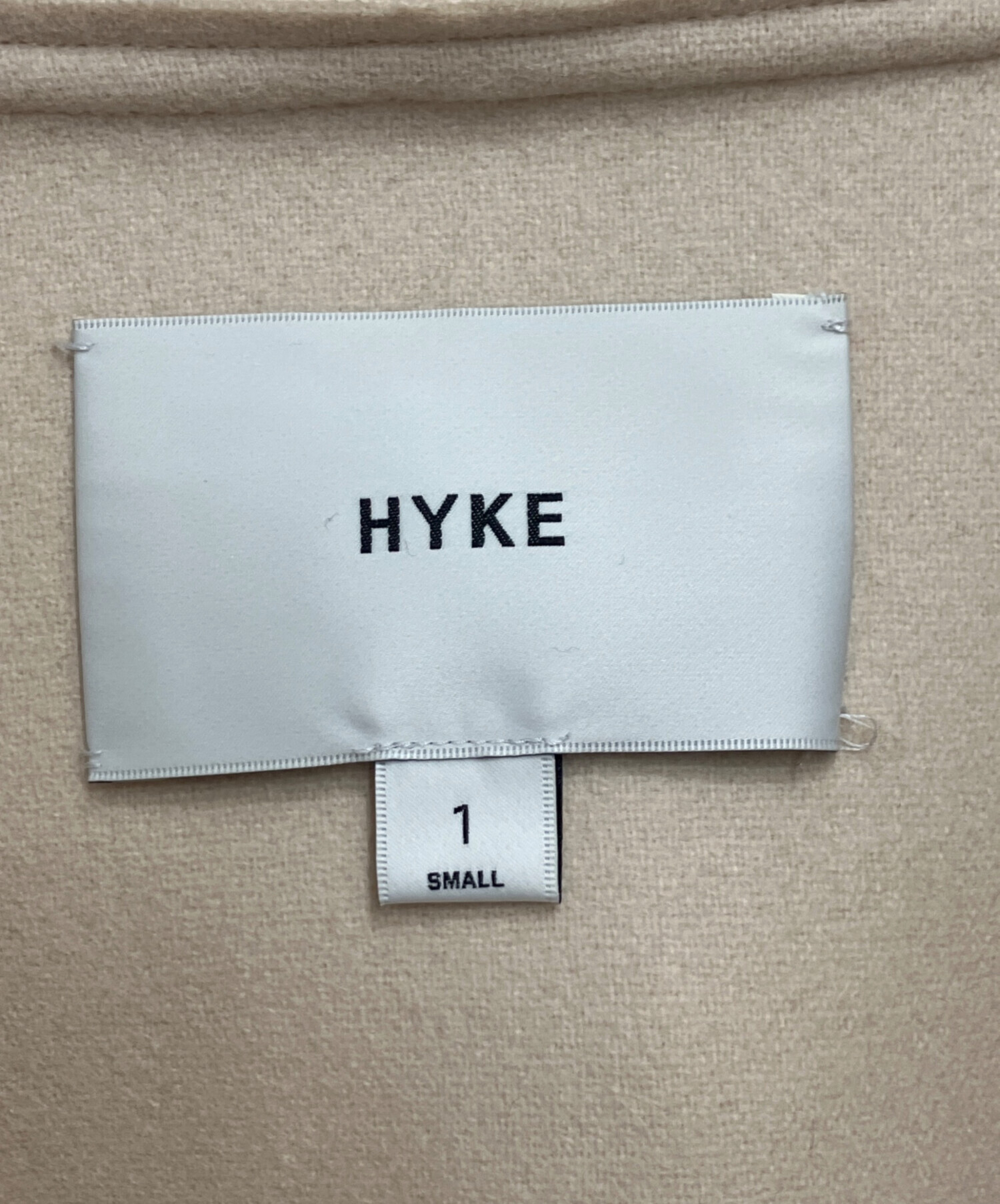 中古・古着通販】HYKE (ハイク) MELTON HOODED WORK COAT/メルトン 