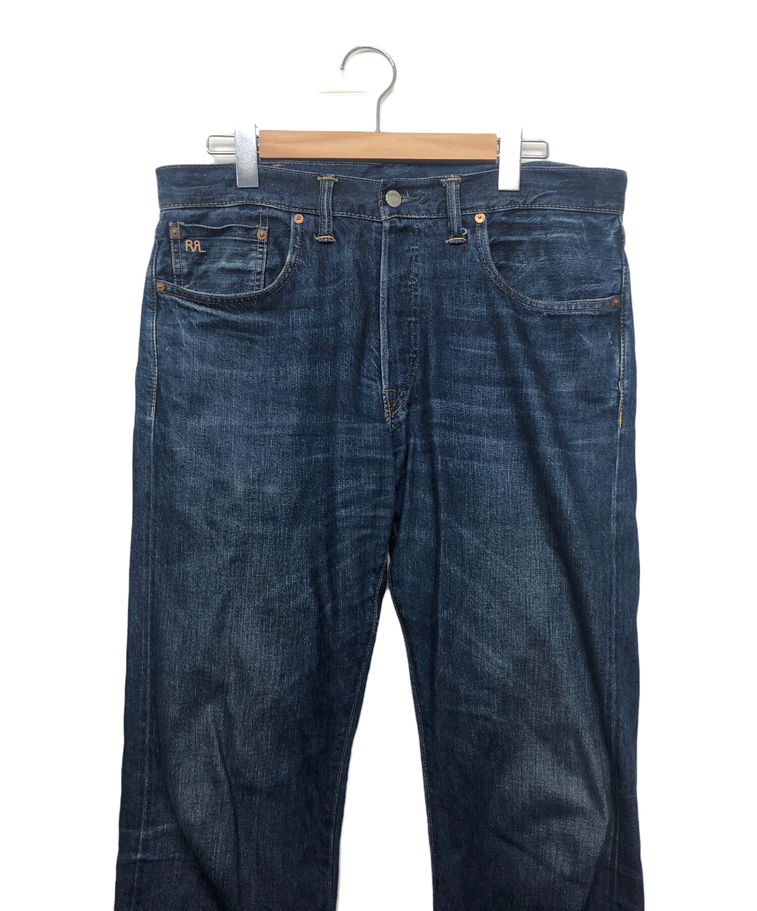 中古・古着通販】RRL (ダブルアールエル) スリムフィット デニムパンツ 