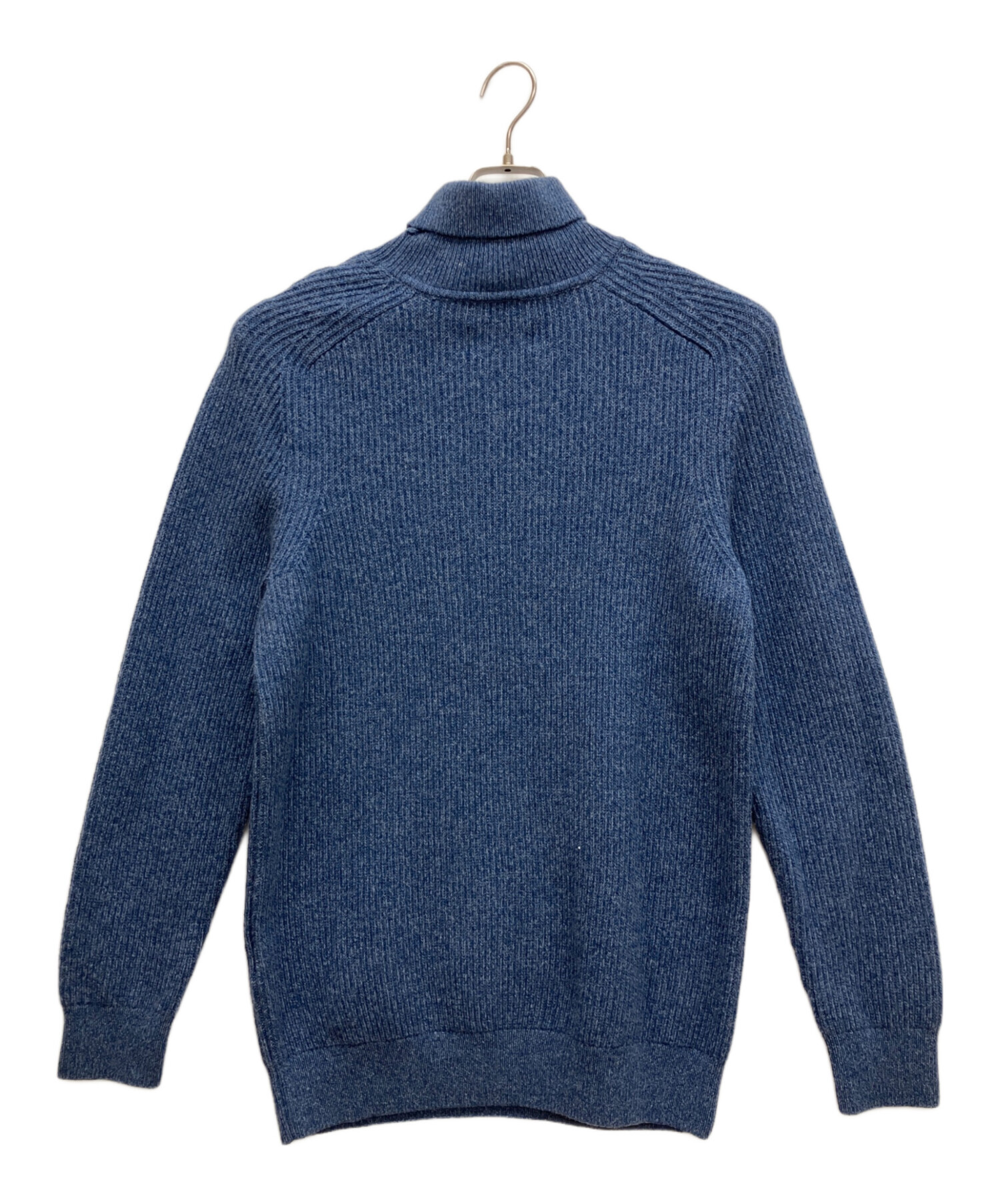 中古・古着通販】Barbour (バブアー) タートルネックニット ブルー 