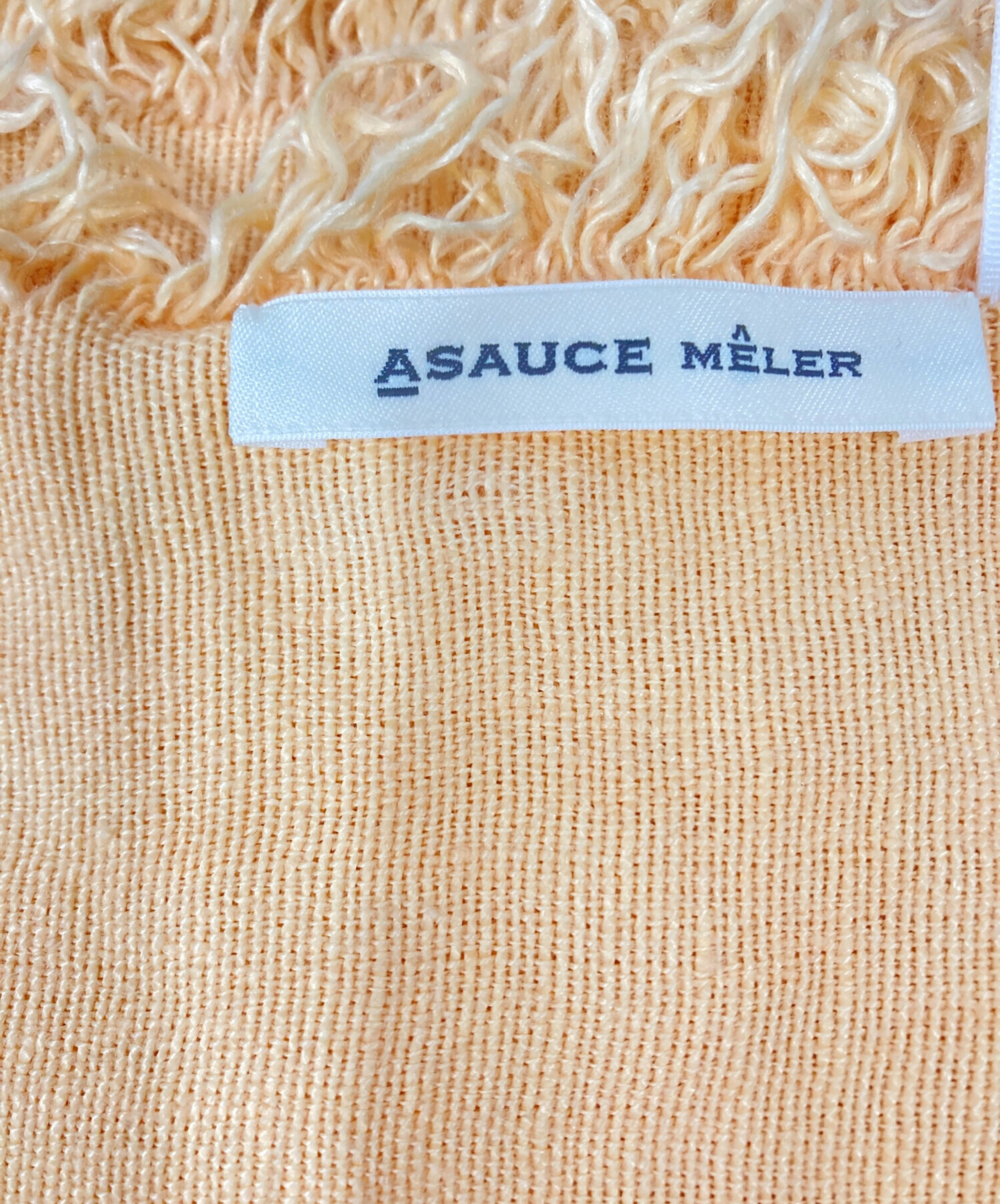 中古・古着通販】ASAUCE MELER (アソースメレ) リネン大判ストール