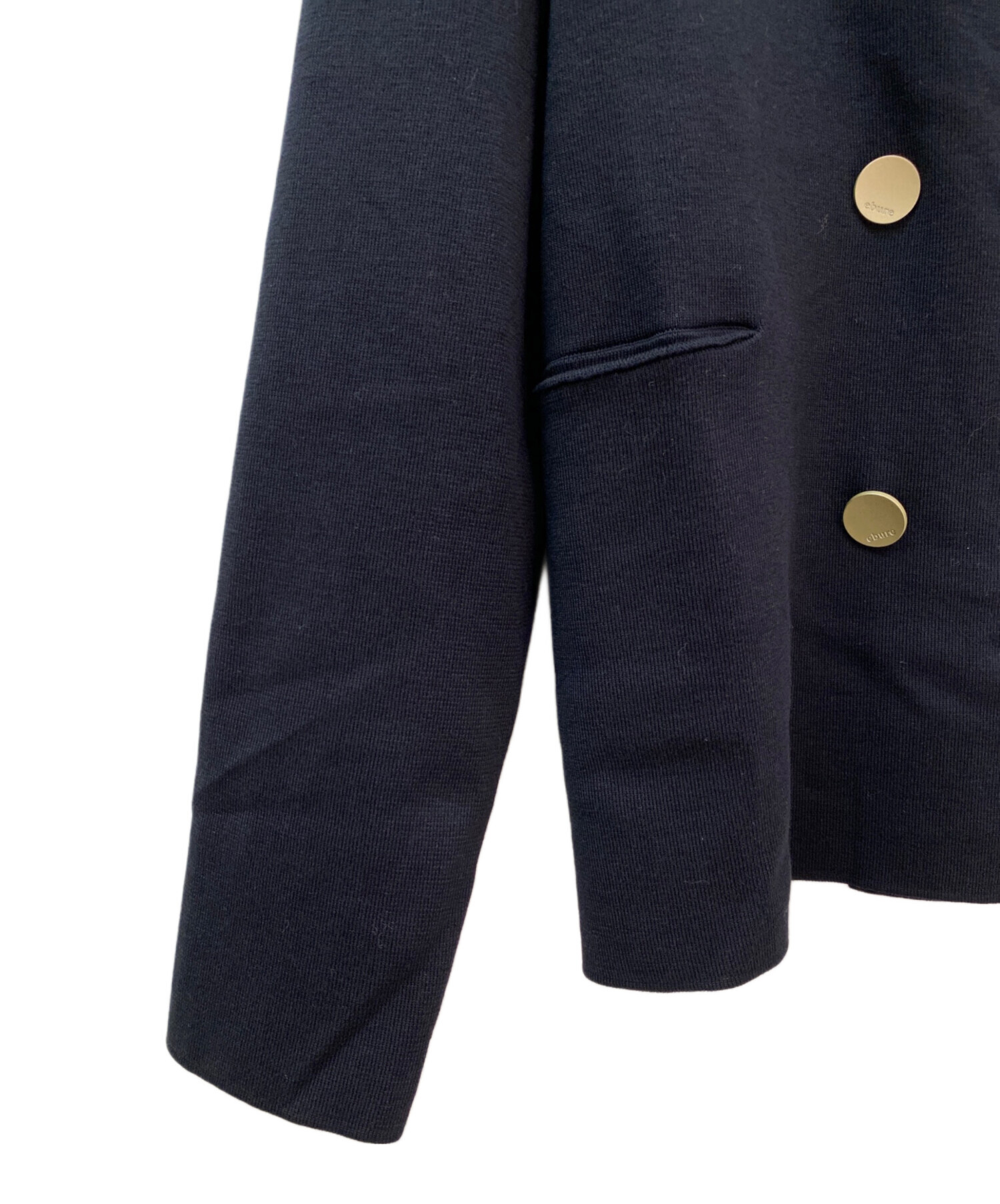 中古・古着通販】ebure (エブール) コットンシルク ニットジャケット