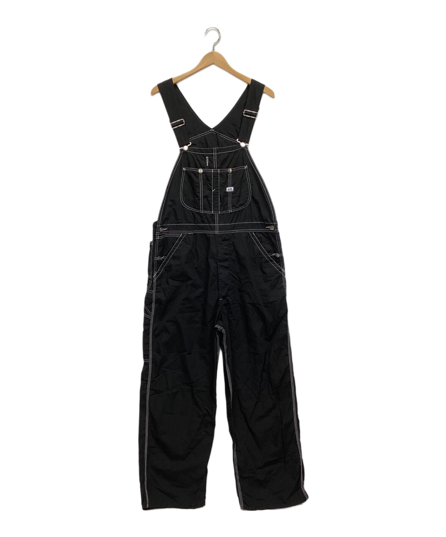 中古・古着通販】LEE (リー) ライトウェイトオーバーオール ブラック
