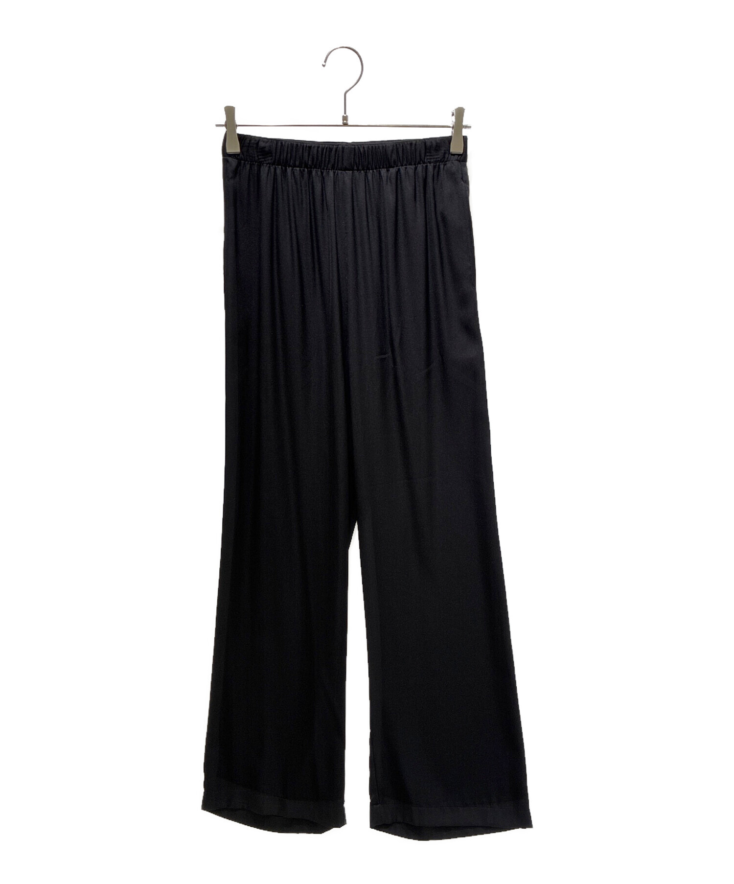 ドゥーズィエムクラス サイズ:36  23-030-500-4160-1-0 MUSE シルクサテン イージーパンツ 中古 BS99 中古・古着通販】DEUXIEME CLASSE (ドゥーズィエム クラス) シルク