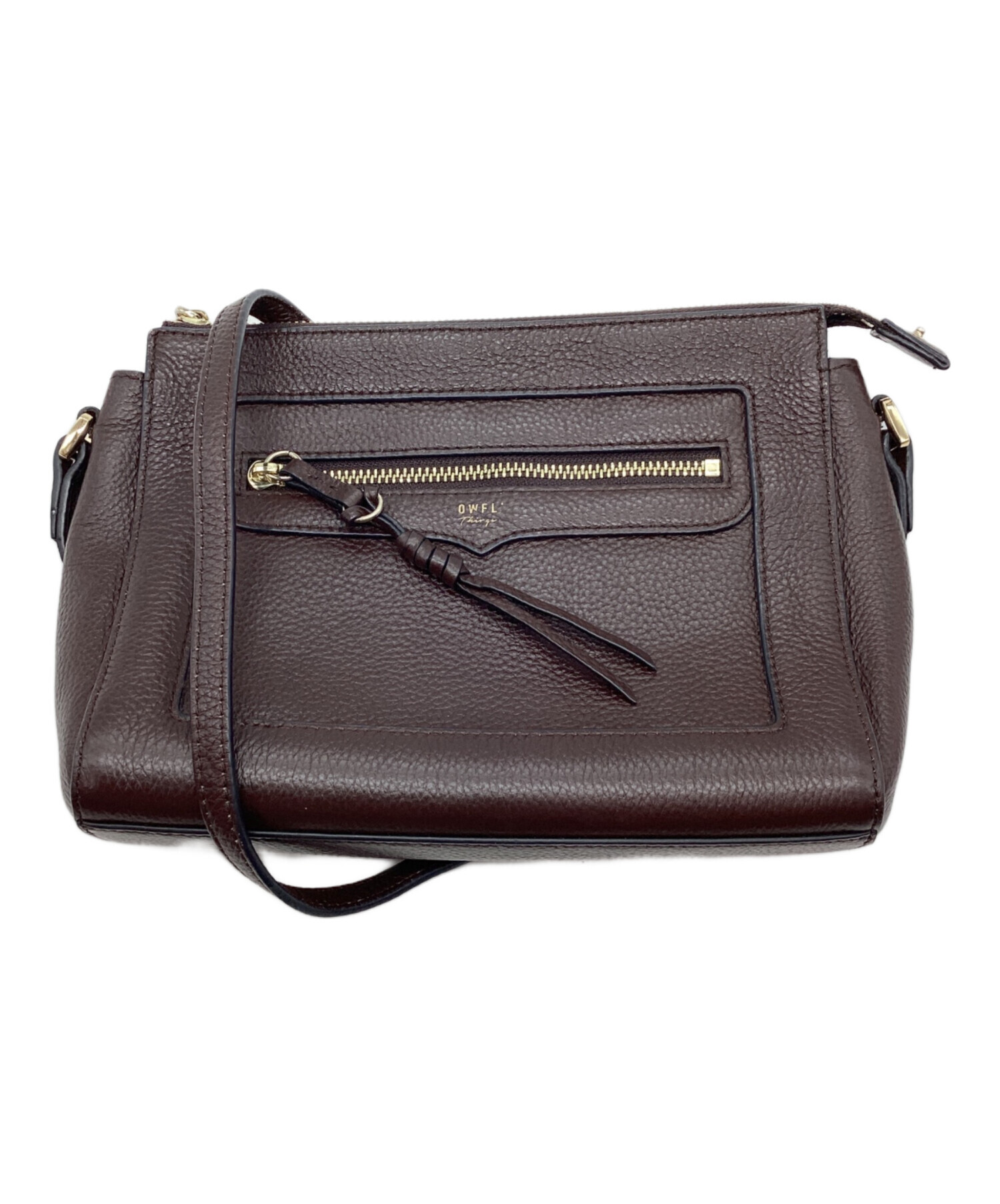 中古・古着通販】LOWELL (ロウェル) Flame/レザーショルダーBAG 