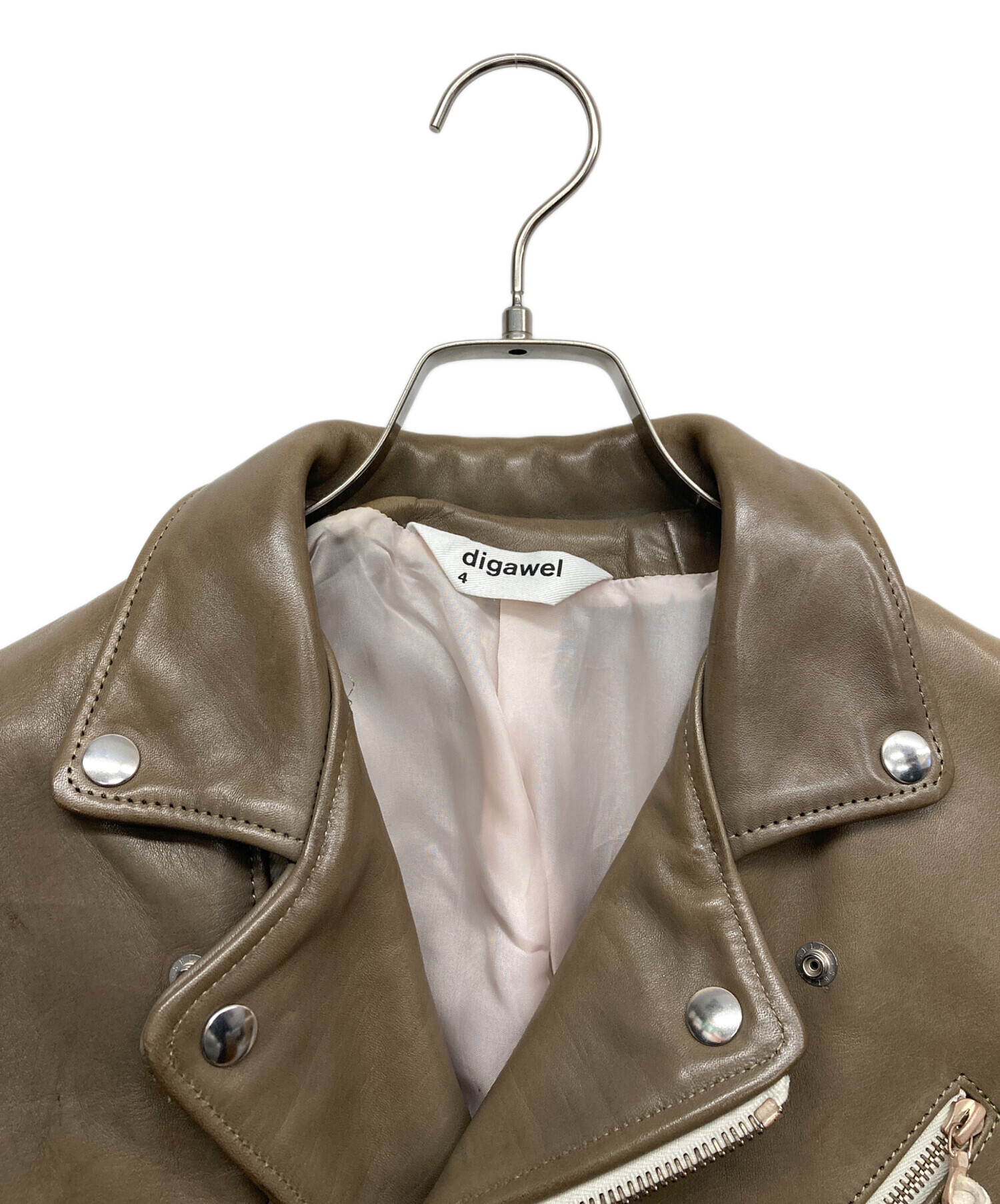 中古・古着通販】DIGAWEL (ディガウェル) ホースレザーライダース