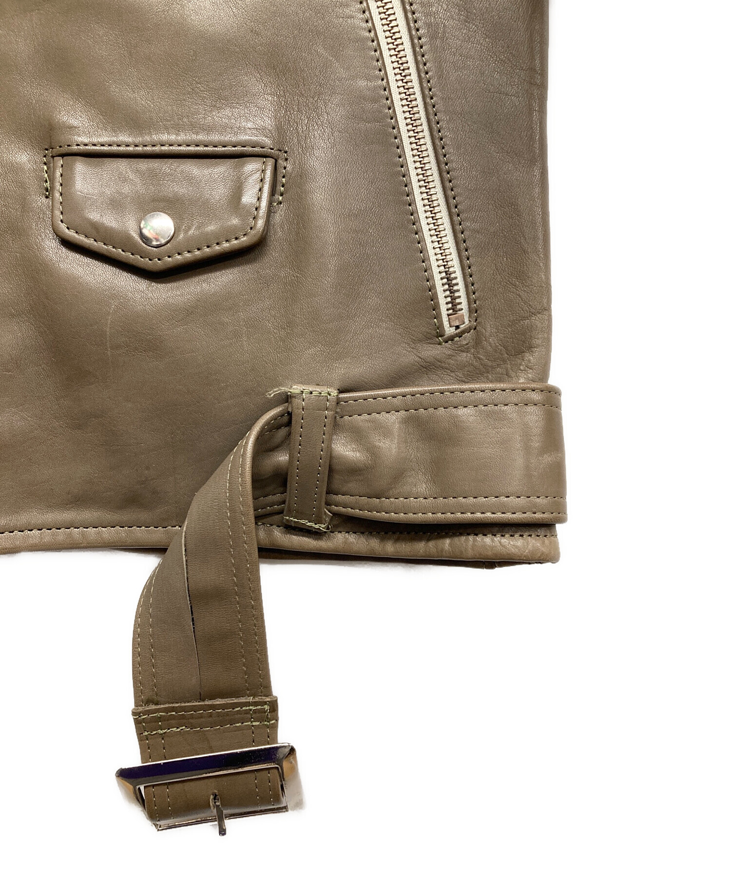 中古・古着通販】DIGAWEL (ディガウェル) ホースレザーライダース