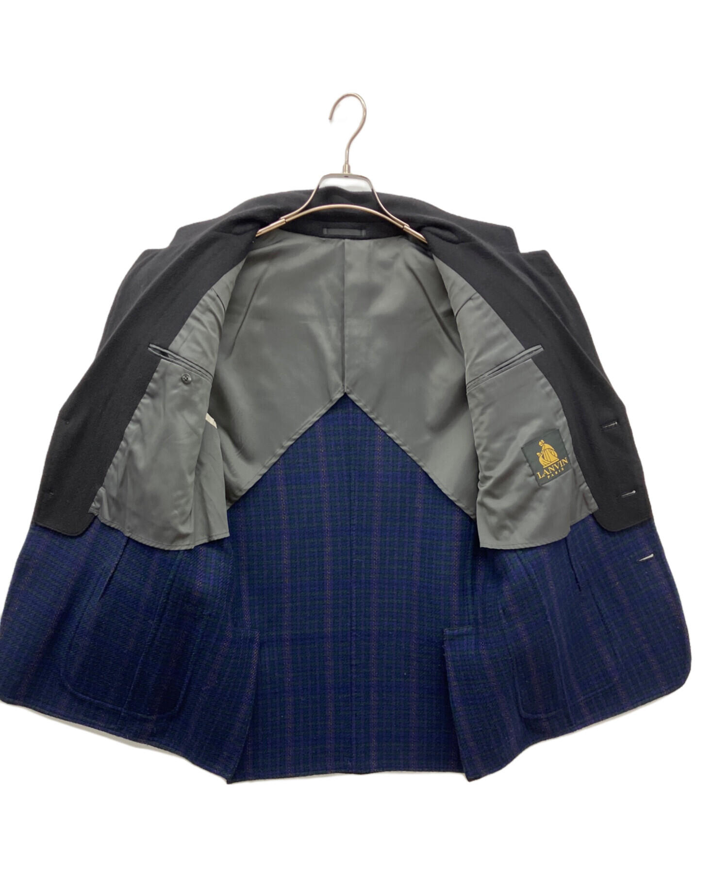 中古・古着通販】LANVIN (ランバン) ウールカシミヤ3Bジャケット