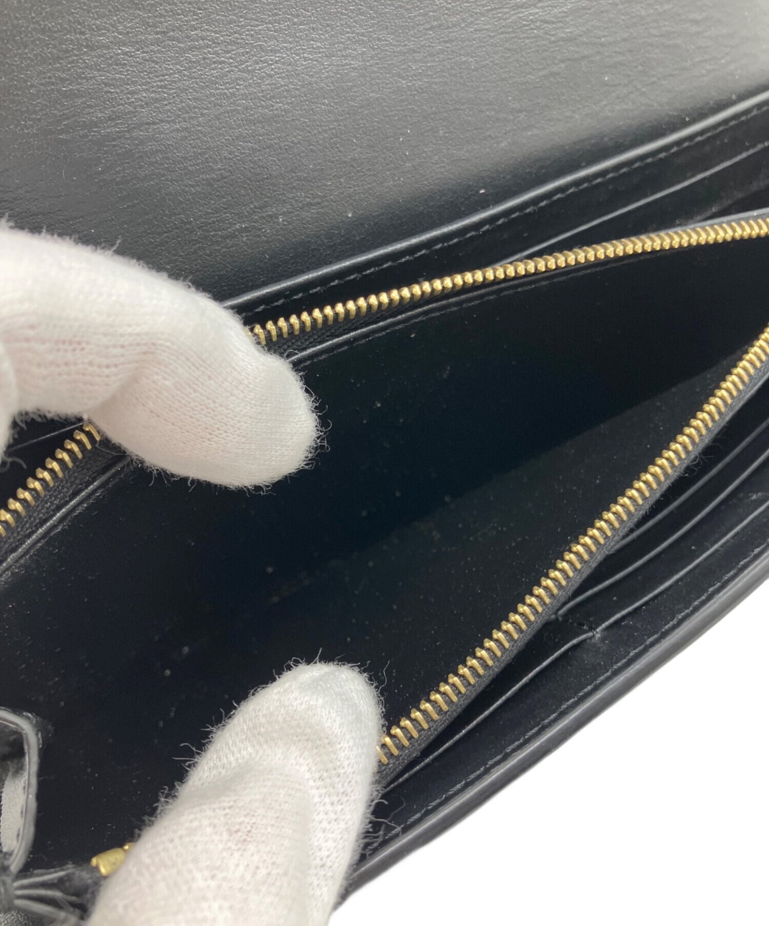 中古・古着通販】CELINE (セリーヌ) 長財布 ブラック｜ブランド・古着