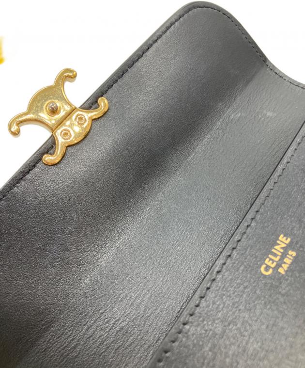 中古・古着通販】CELINE (セリーヌ) 長財布 ブラック｜ブランド・古着