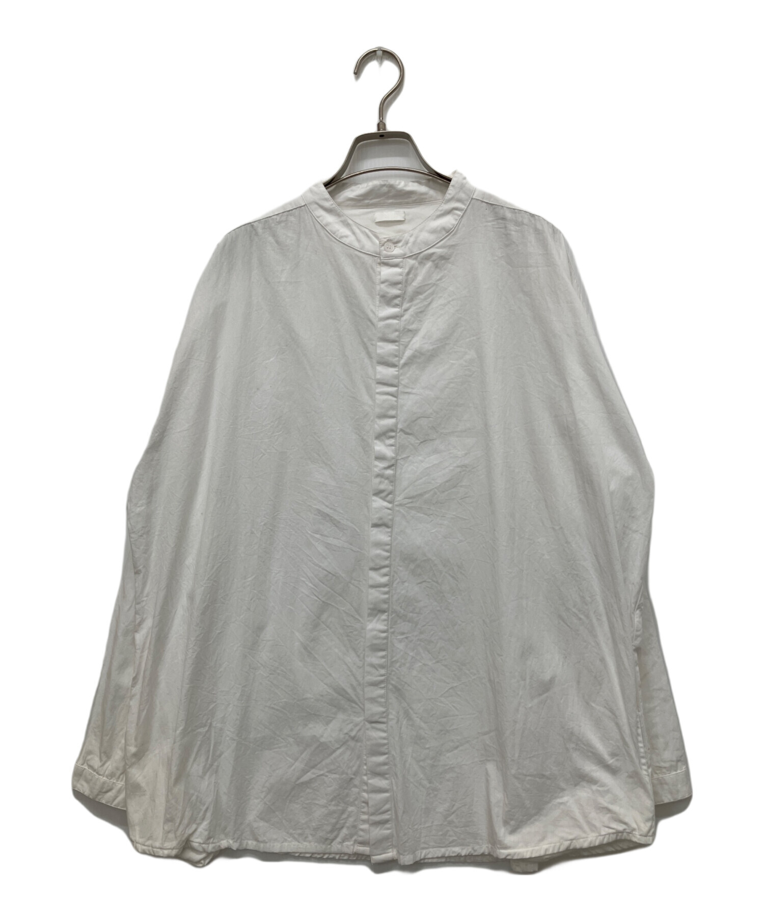 中古・古着通販】SEEALL (シーオール) EXTRAOVER BAND COLLAR SHIRTS