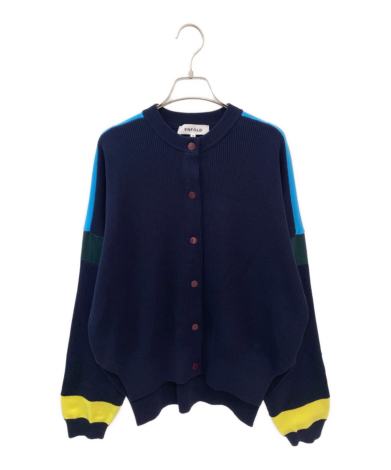 中古・古着通販】ENFOLD (エンフォルド) ニットジャケット ダーク