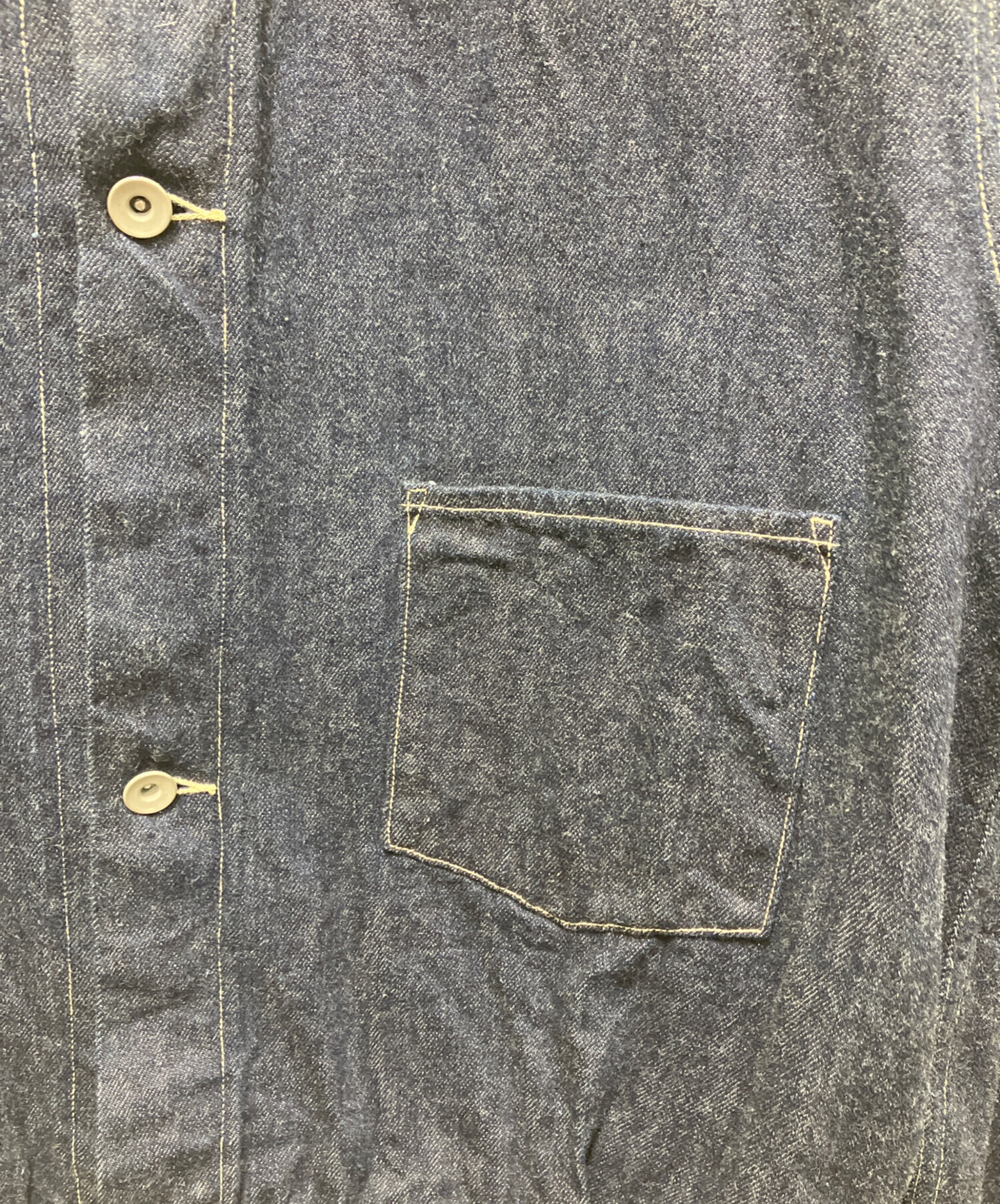 中古・古着通販】COMOLI (コモリ) デニムジャケット インディゴ サイズ