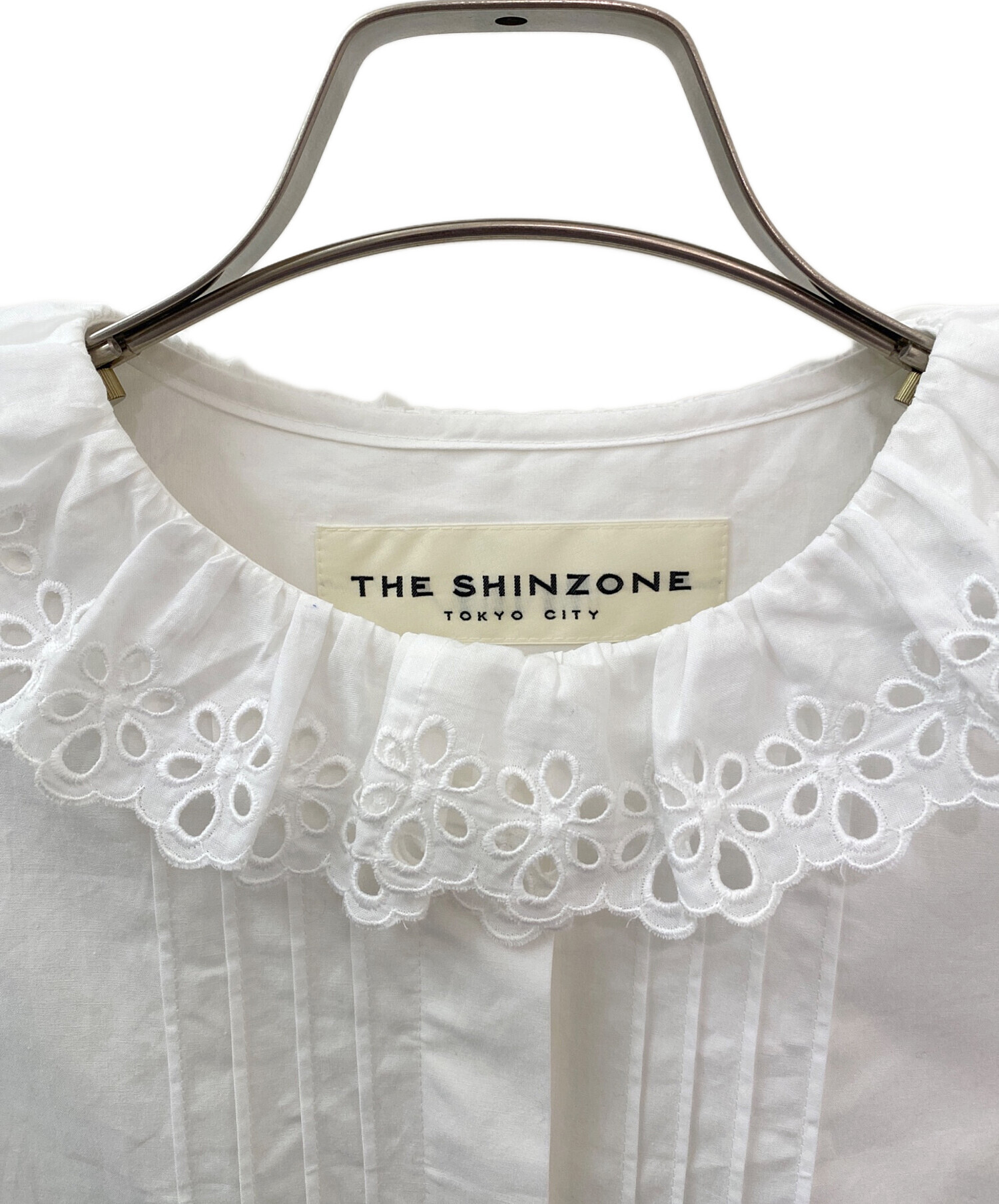 中古・古着通販】THE SHINZONE (ザ シンゾーン) レースカラーブラウス 