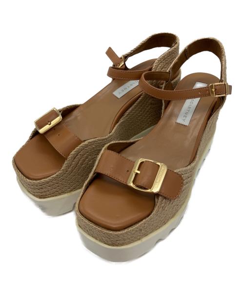 ステラマッカートニー エミリー プラットフォーム サンダル ブラウン 24㎝ 中古・古着通販】STELLA McCARTNEY (ステラマッカートニー) エリス