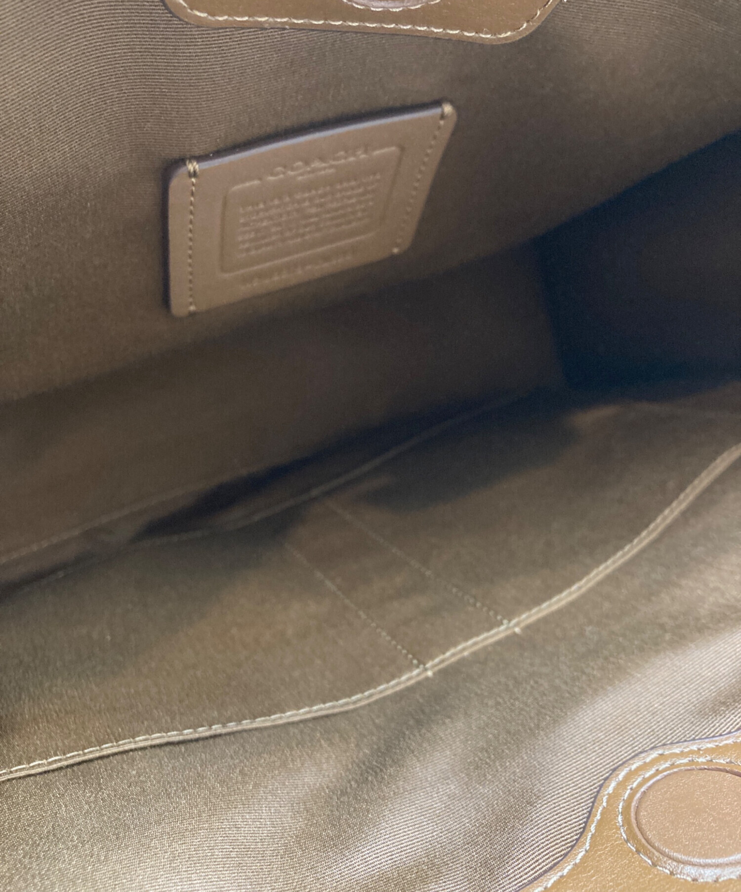 中古・古着通販】COACH (コーチ) トートバッグ ブラウン｜ブランド