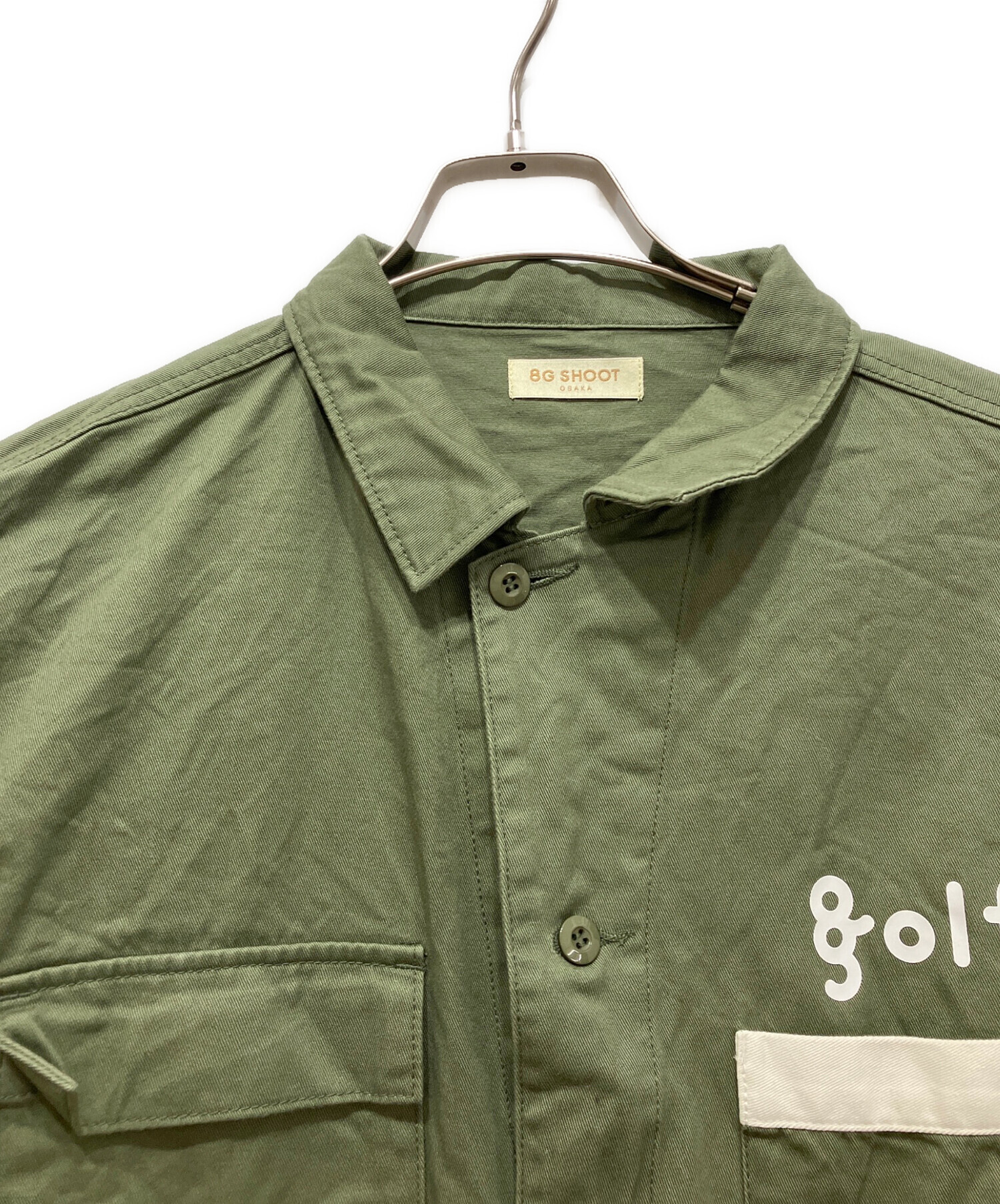 8G SHOOT カントリークラブジャケット オリーブグリーン 中古・古着通販】8G SHOOT COUNTRY CLUB (エイジシュートカントリー