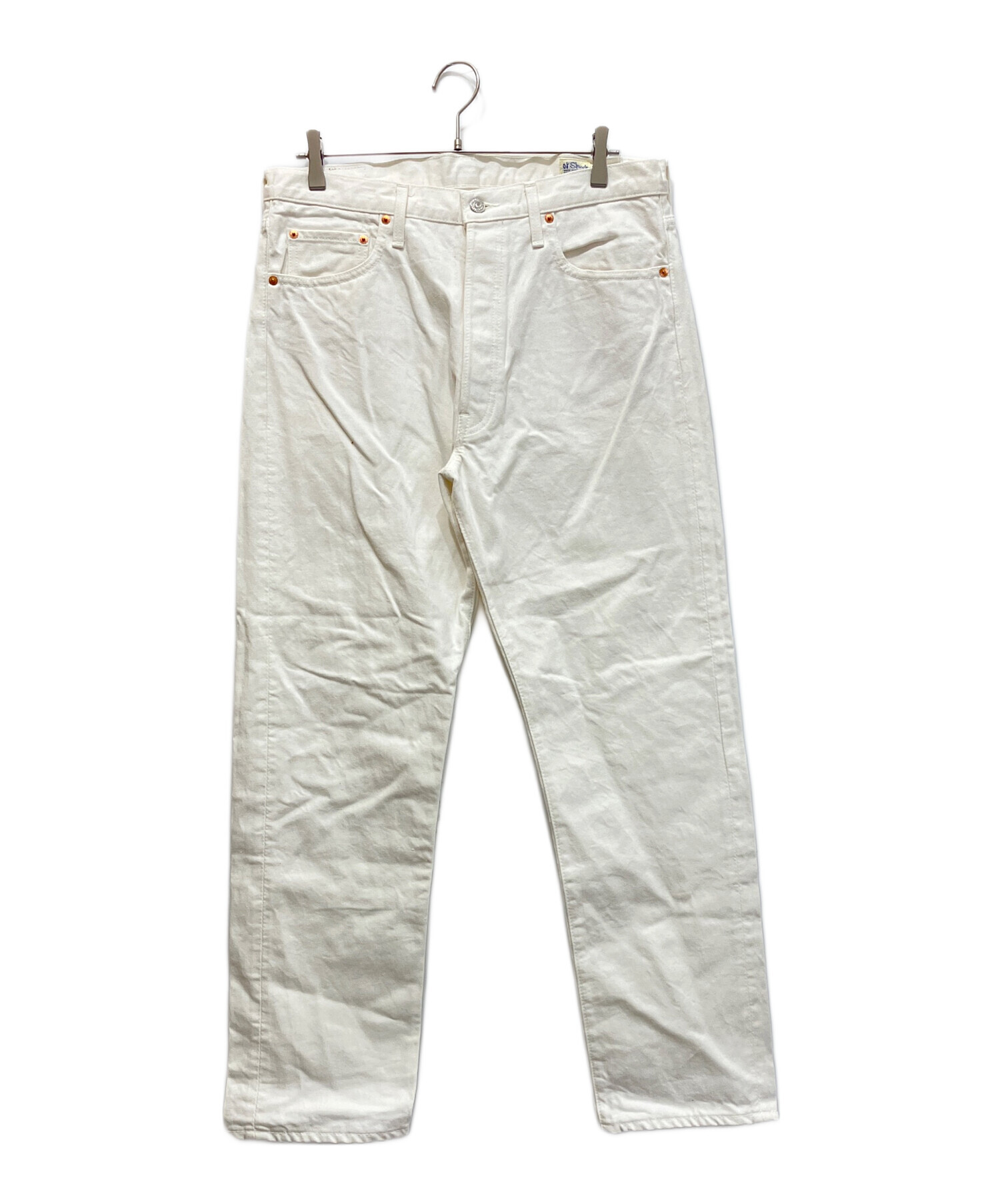 中古・古着通販】orSlow (オアスロウ) 105デニムパンツ ホワイト 