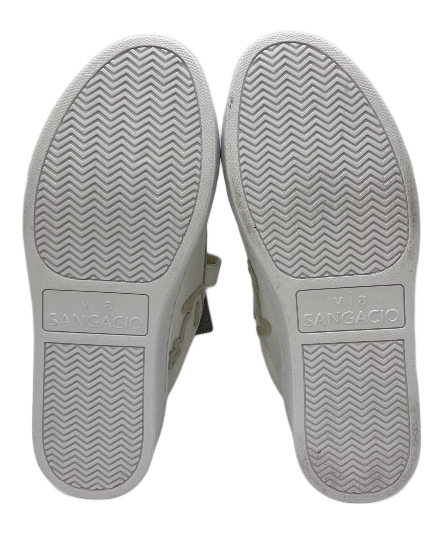 あーりぃさま専用☆SANGACIO ホワイト スニーカー ベルクロ SANGACIO ホワイト スニーカー ベルクロ - メルカリ