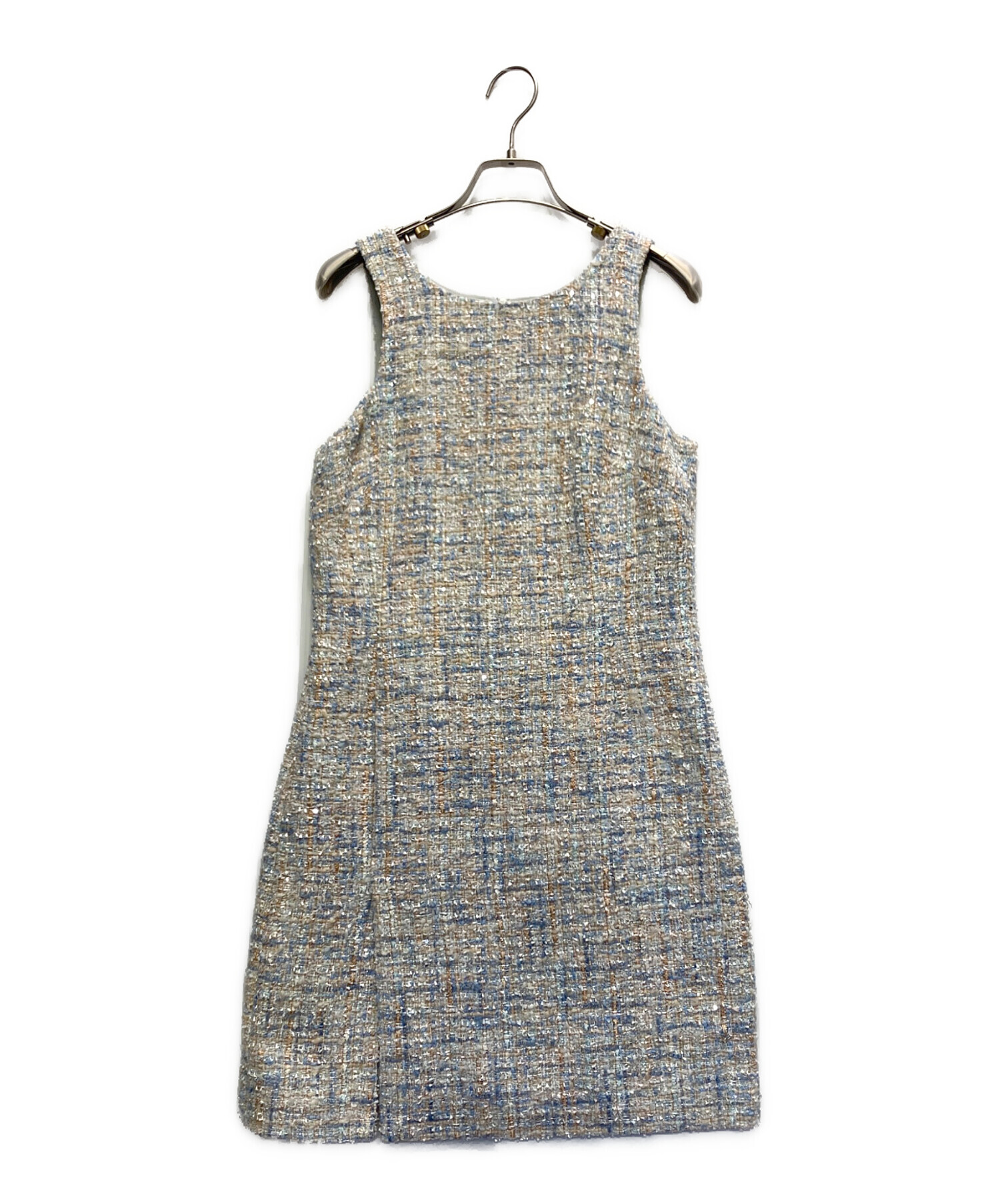 エンポリオ　アルマーニ ワンピース　サイズ44 中古・古着通販】EMPORIO ARMANI (エンポリオ アルマーニ) ツイード