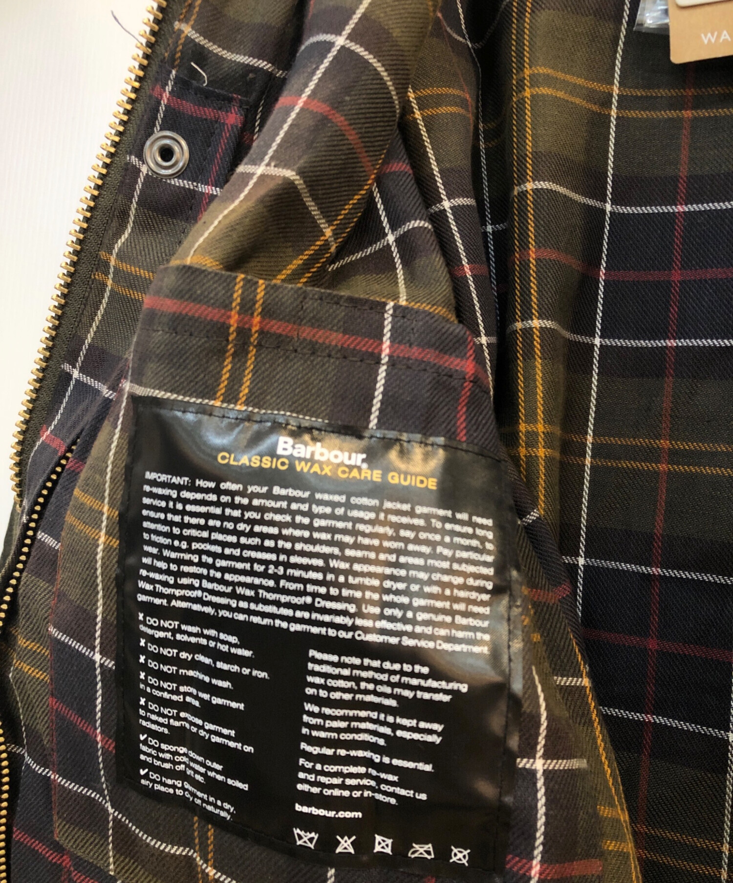 中古・古着通販】Barbour (バブアー) BEDALE WAX JACKET オリーブ 