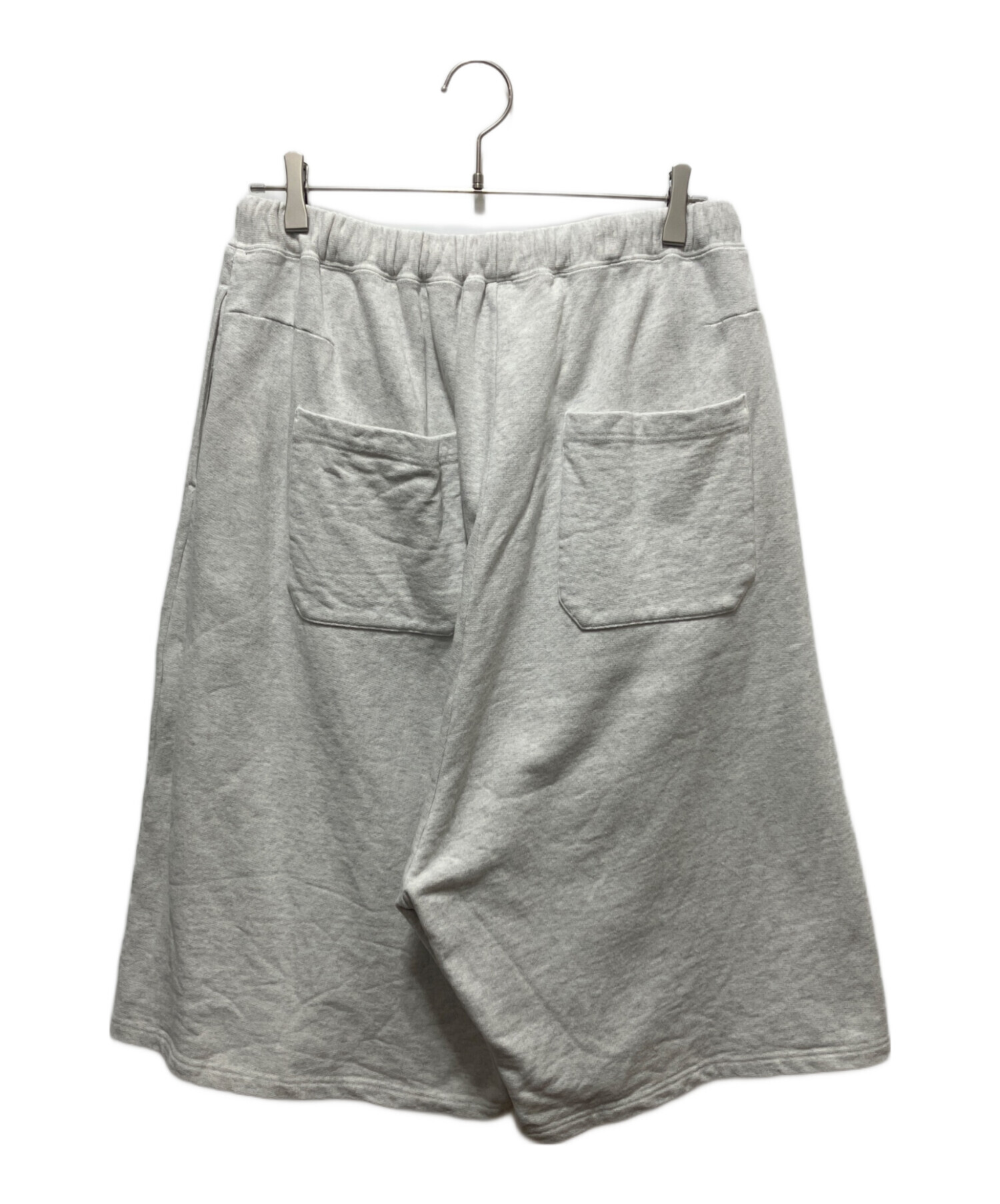 中古・古着通販】ANCELLM (アンセルム) 3/4 TUCK SWEAT SHORTS ライト