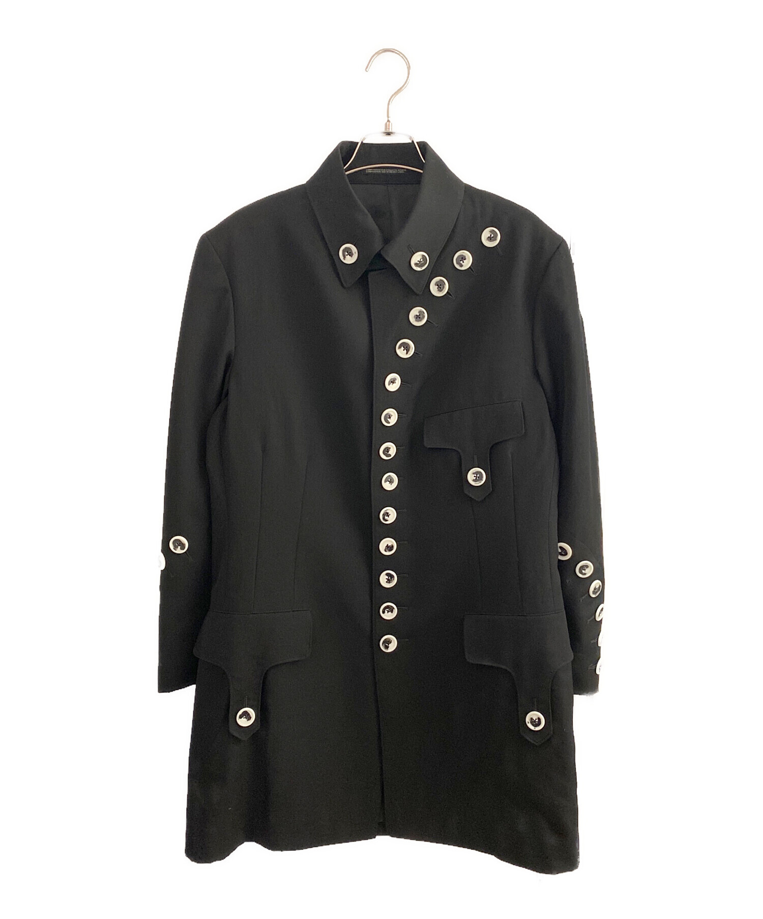 白釦ジャケット Yohji Yamamoto pourhomme ヨウジヤマモト 中古・古着通販】Yohji Yamamoto pour homme (ヨウジヤマモト