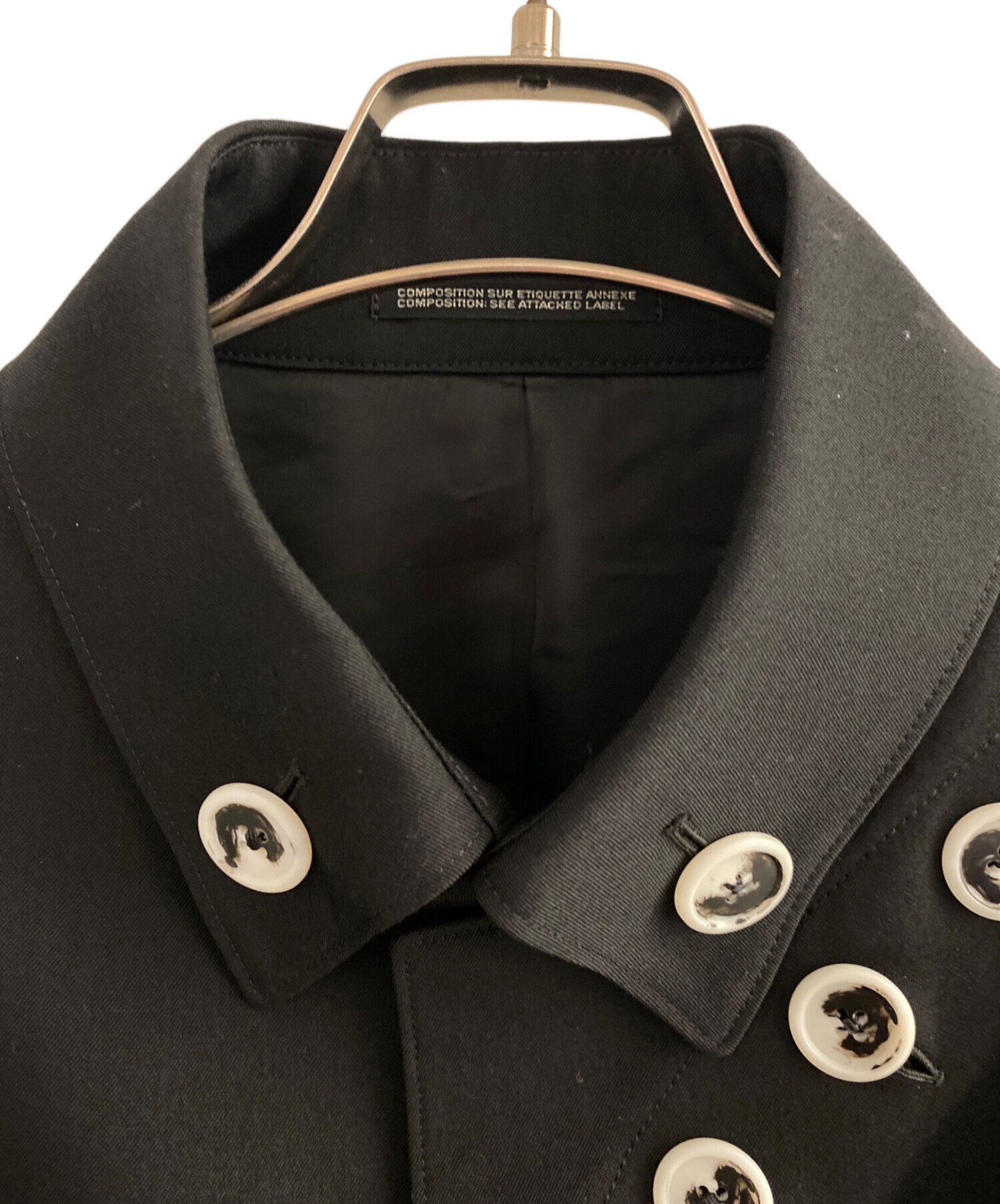 白釦ジャケット Yohji Yamamoto pourhomme ヨウジヤマモト 中古・古着通販】Yohji Yamamoto pour homme (ヨウジヤマモト