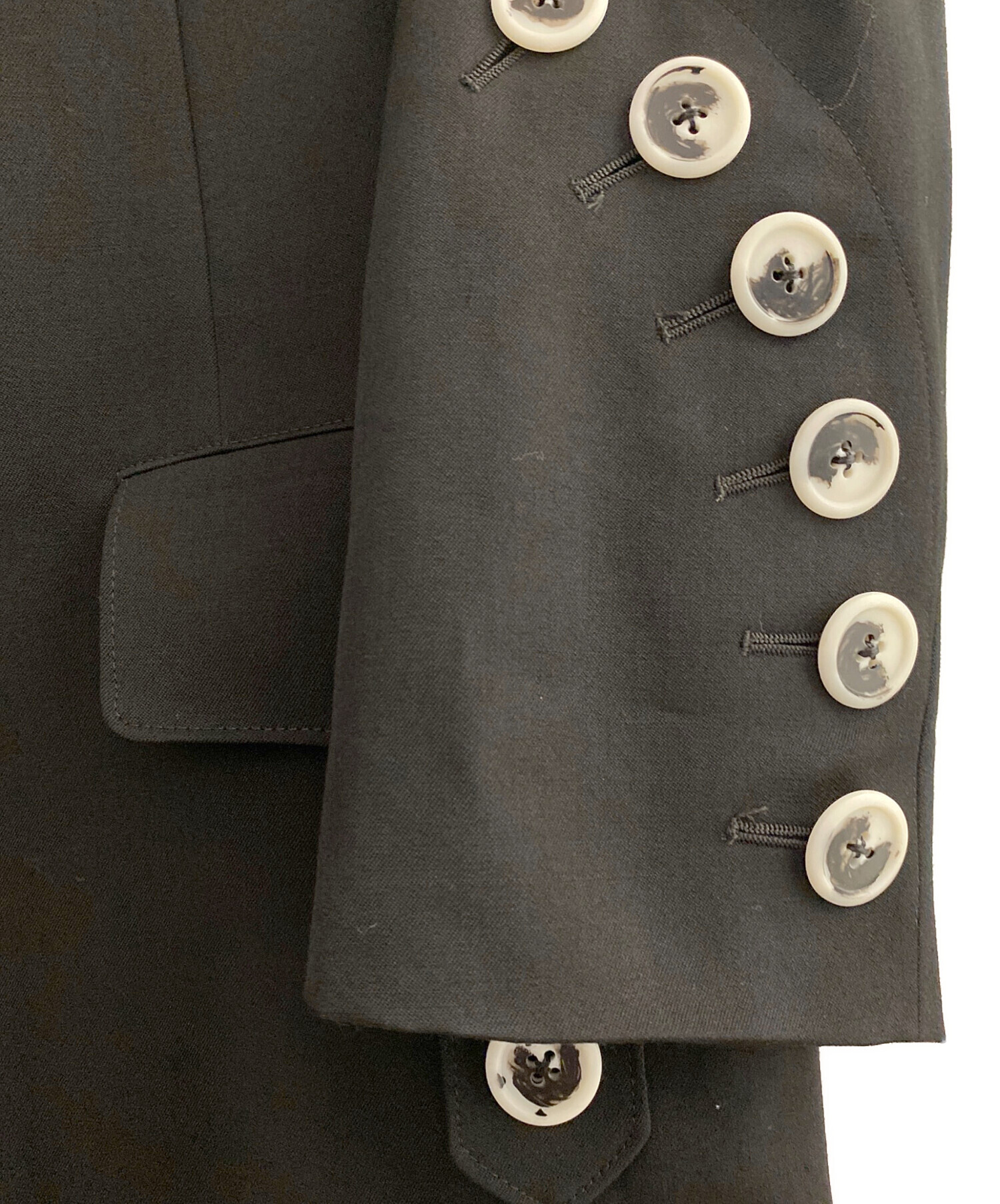 白釦ジャケット Yohji Yamamoto pourhomme ヨウジヤマモト 中古・古着通販】Yohji Yamamoto pour homme (ヨウジヤマモト