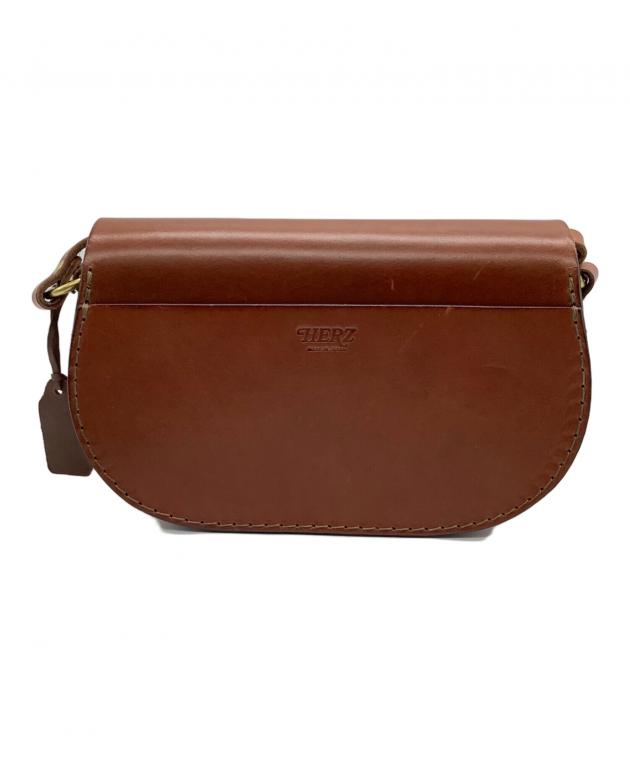 中古・古着通販】Herz (ヘルツ) ギボシミニショルダーバッグ ブラウン