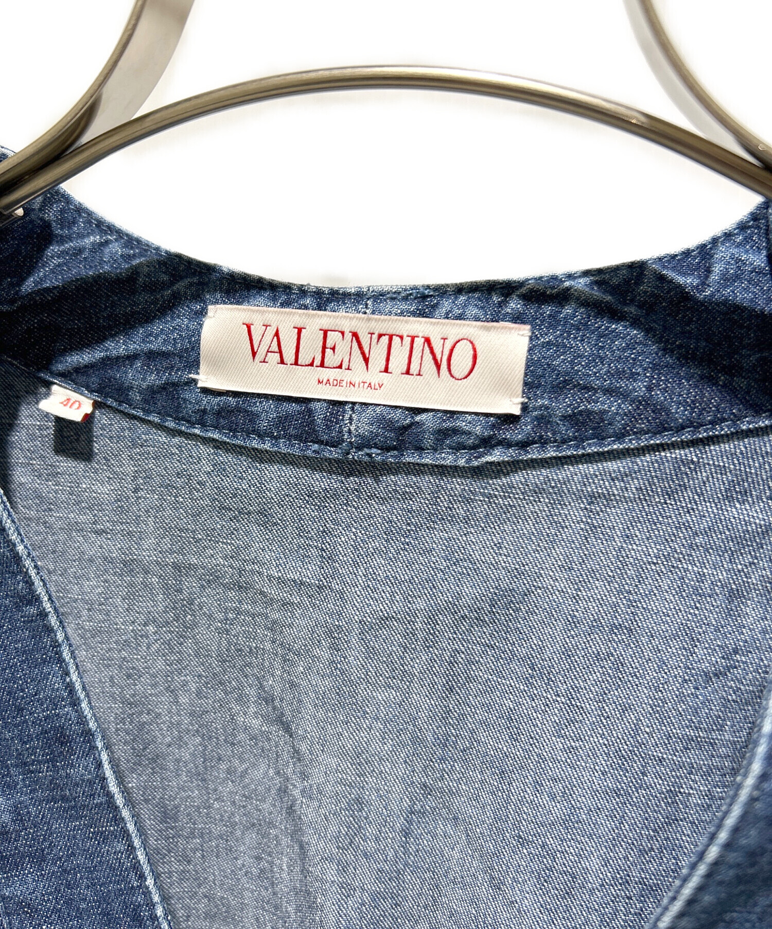 中古・古着通販】VALENTINO (ヴァレンティノ) 半袖デニムロング