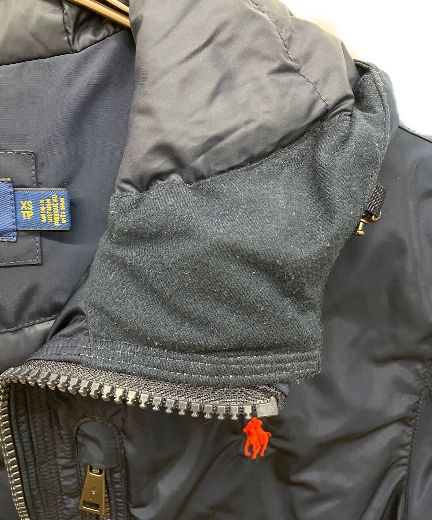 ポロラルフローレンダウンジャケットxs ネイビー 中古・古着通販】POLO RALPH LAUREN (ポロ・ラルフローレン) ダウン