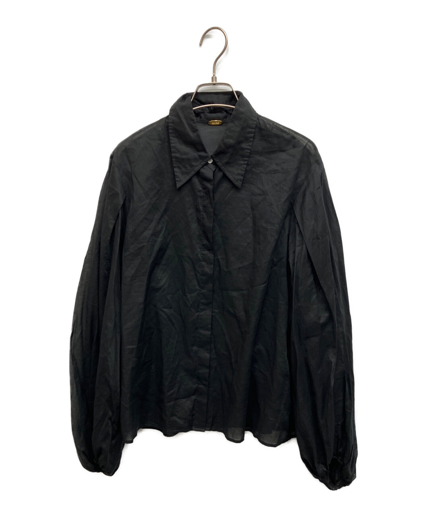 MUSEドゥーズィエムクラス コットンボイル ギャザーブラウス シアー 長袖 中古・古着通販】MUSE de Deuxieme Classe (ミューズ ドゥーズィエム