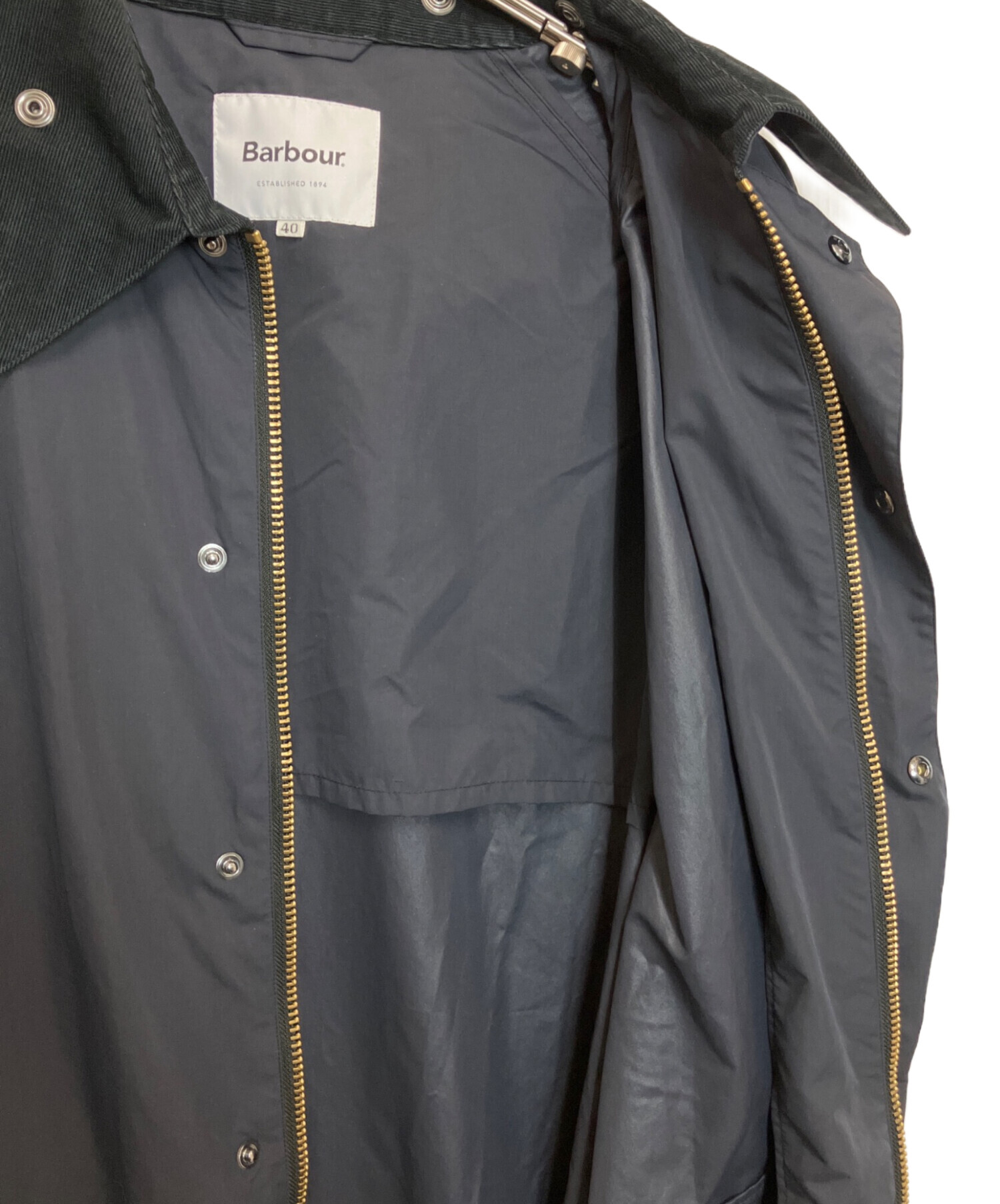 中古・古着通販】Barbour (バブアー) ナイロンコート グレー サイズ:40