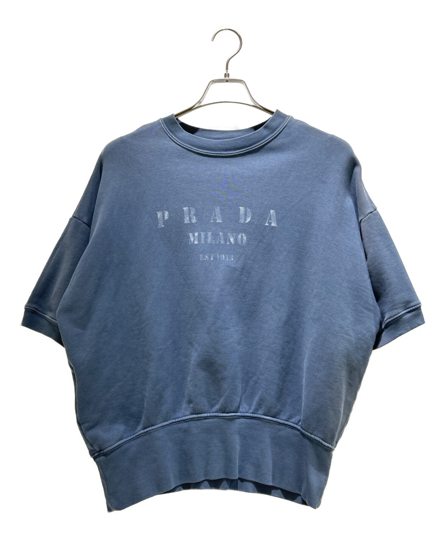 中古・古着通販】PRADA (プラダ) 半袖コットンスウェットシャツ