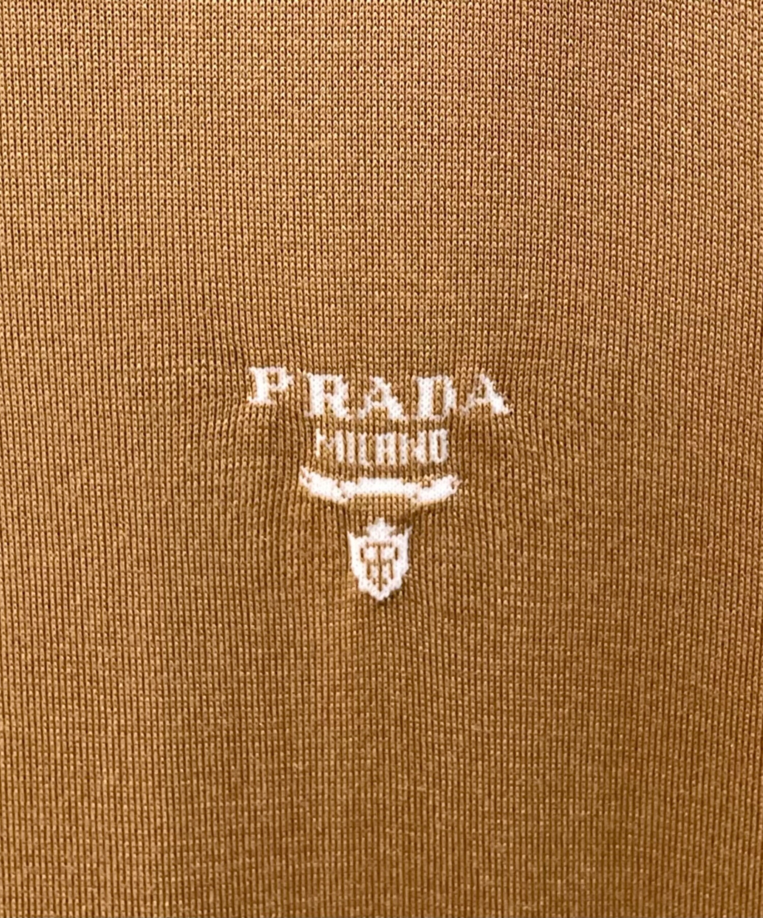 中古・古着通販】PRADA (プラダ) シルクノースリーブポロシャツ