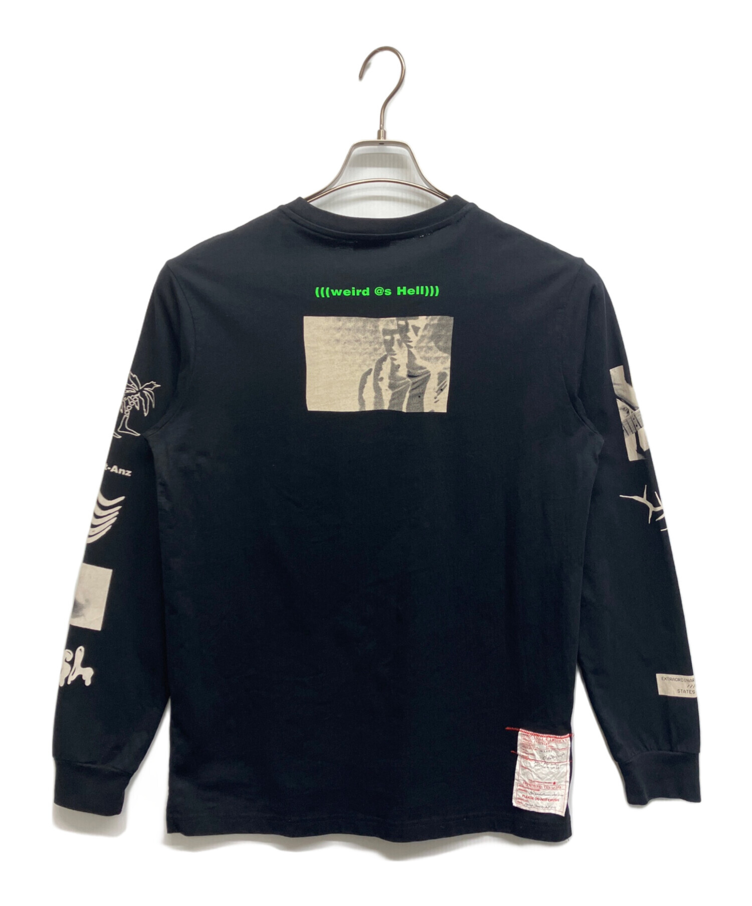 中古・古着通販】DIESEL (ディーゼル) 長袖カットソー ブラック サイズ 