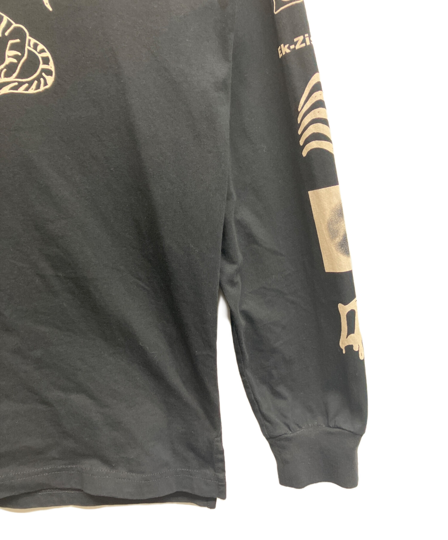 中古・古着通販】DIESEL (ディーゼル) 長袖カットソー ブラック サイズ 