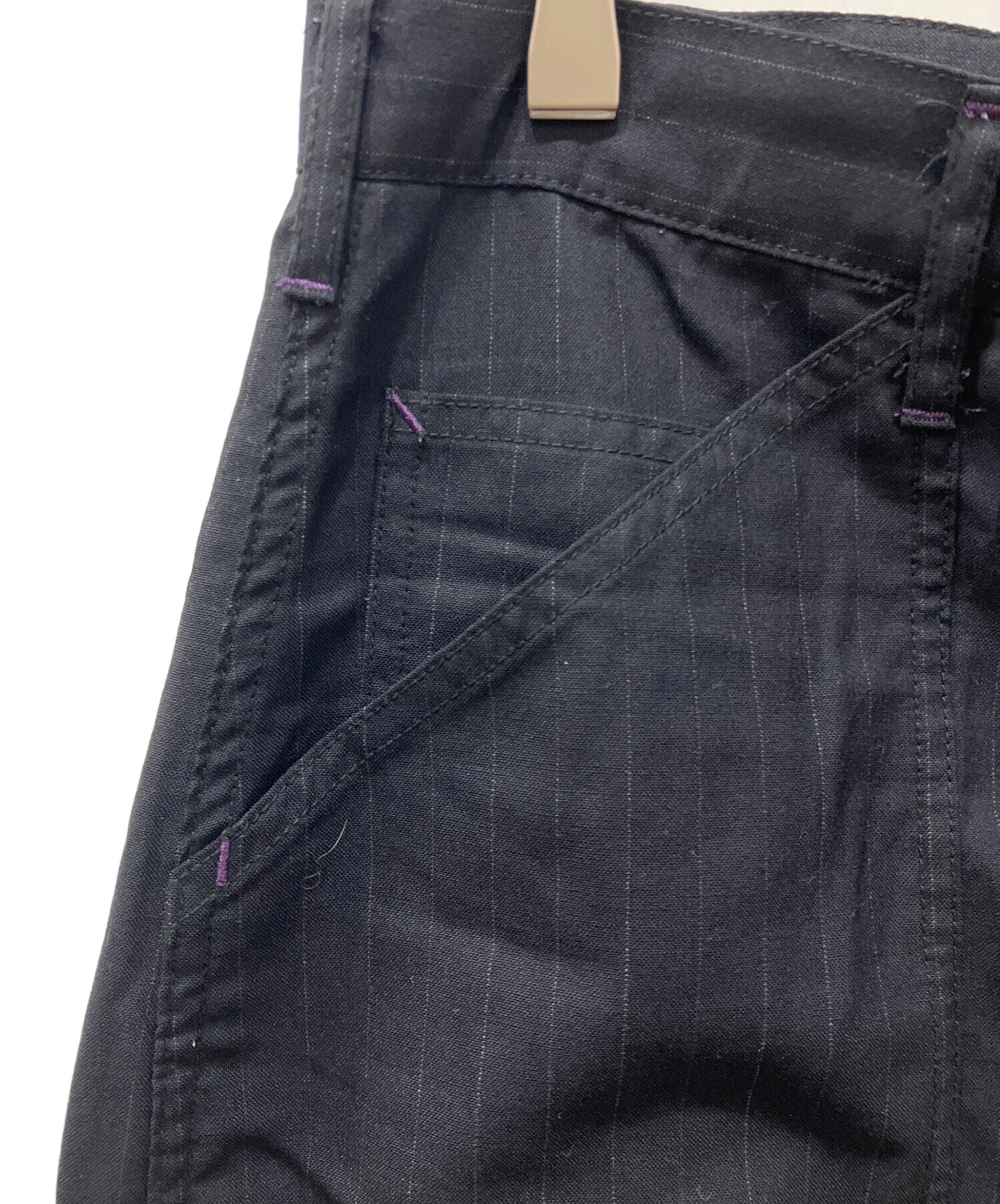 中古・古着通販】Needles (ニードルズ) ウールストライプパンツ