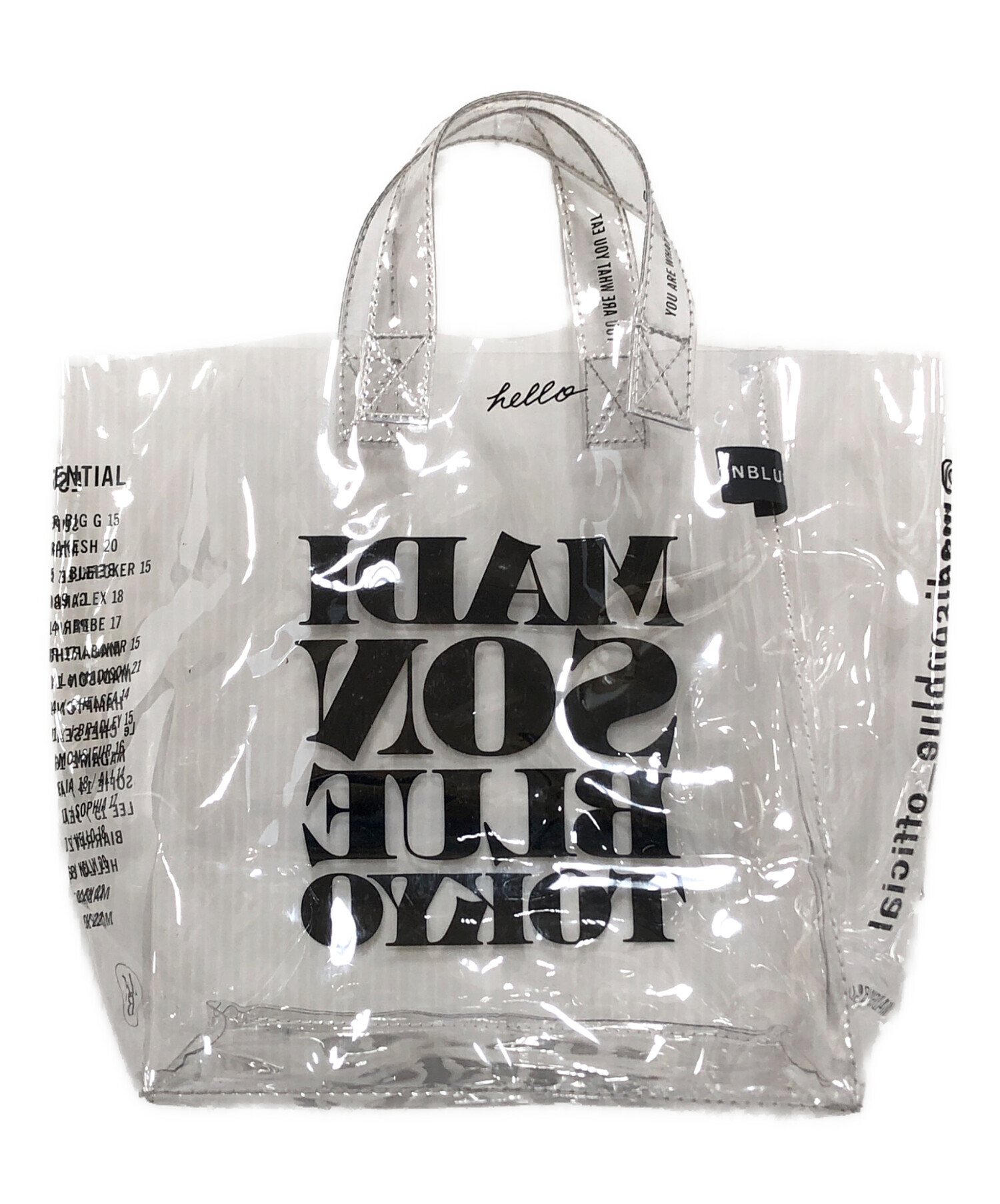 中古・古着通販】MADISON BLUE (マディソンブルー) GRAMERCY PVC BAG