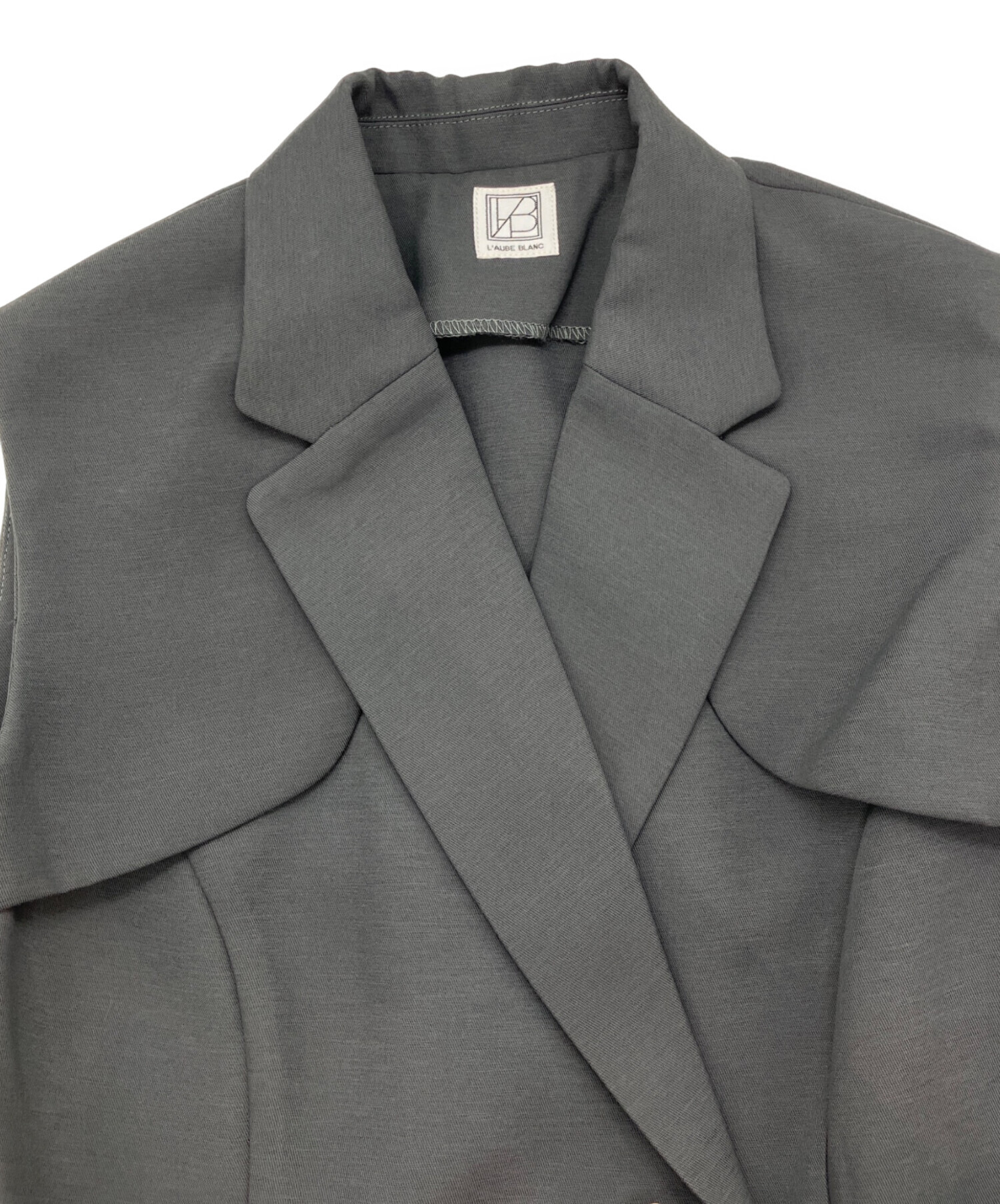 中古・古着通販】L'AUBE BLANC (ローブ ブラン) Sleeveless Coat Dress