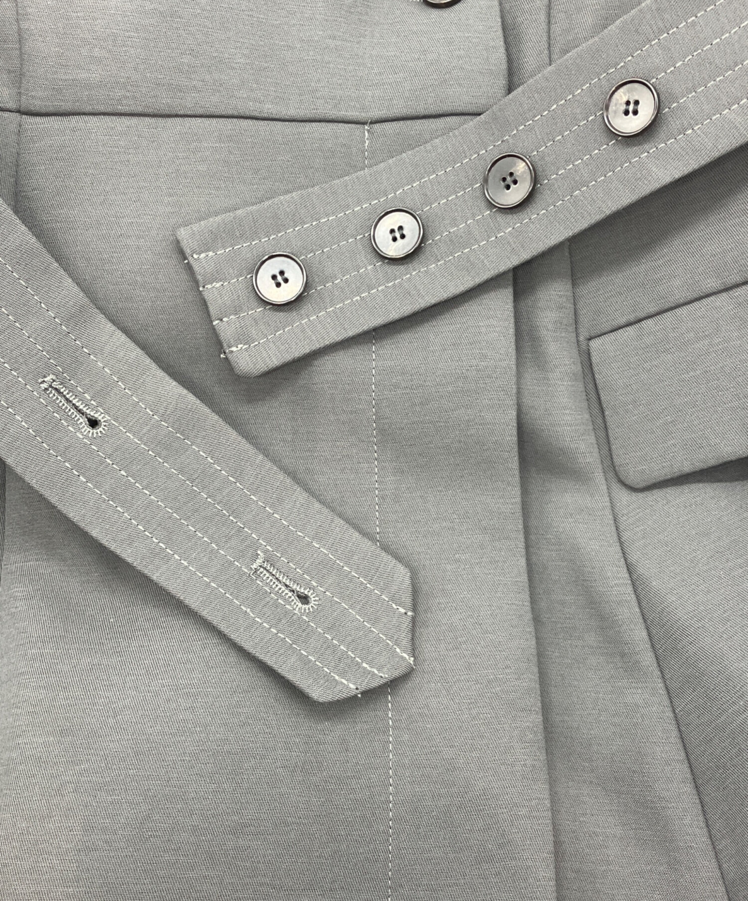 中古・古着通販】L'AUBE BLANC (ローブ ブラン) Sleeveless Coat Dress