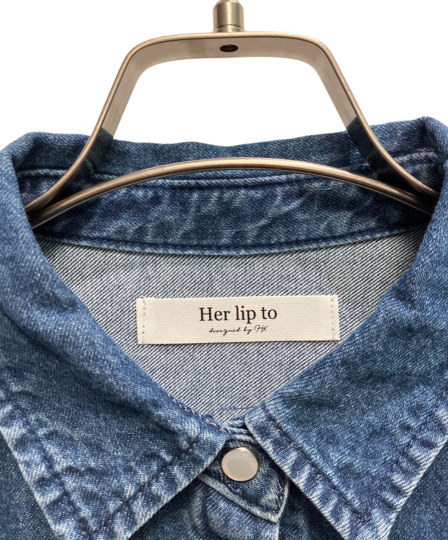 中古・古着通販】Her lip to (ハーリップトゥ) Emblem Logo Denim