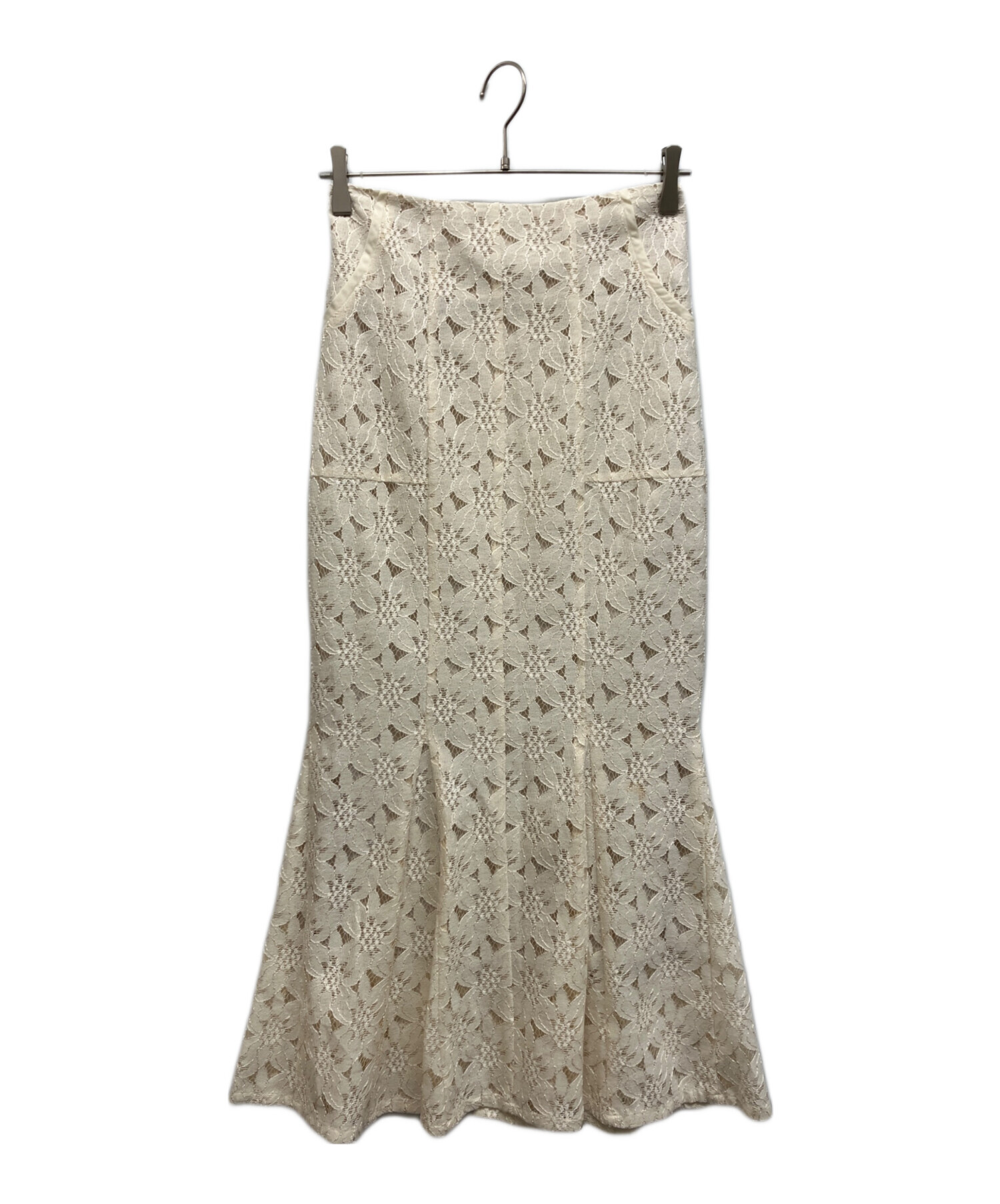 【紙タグ有】Floral Lace Mermaid Skirt & Top S 中古・古着通販】Her lip to (ハーリップトゥ) Floral Lace Mermaid