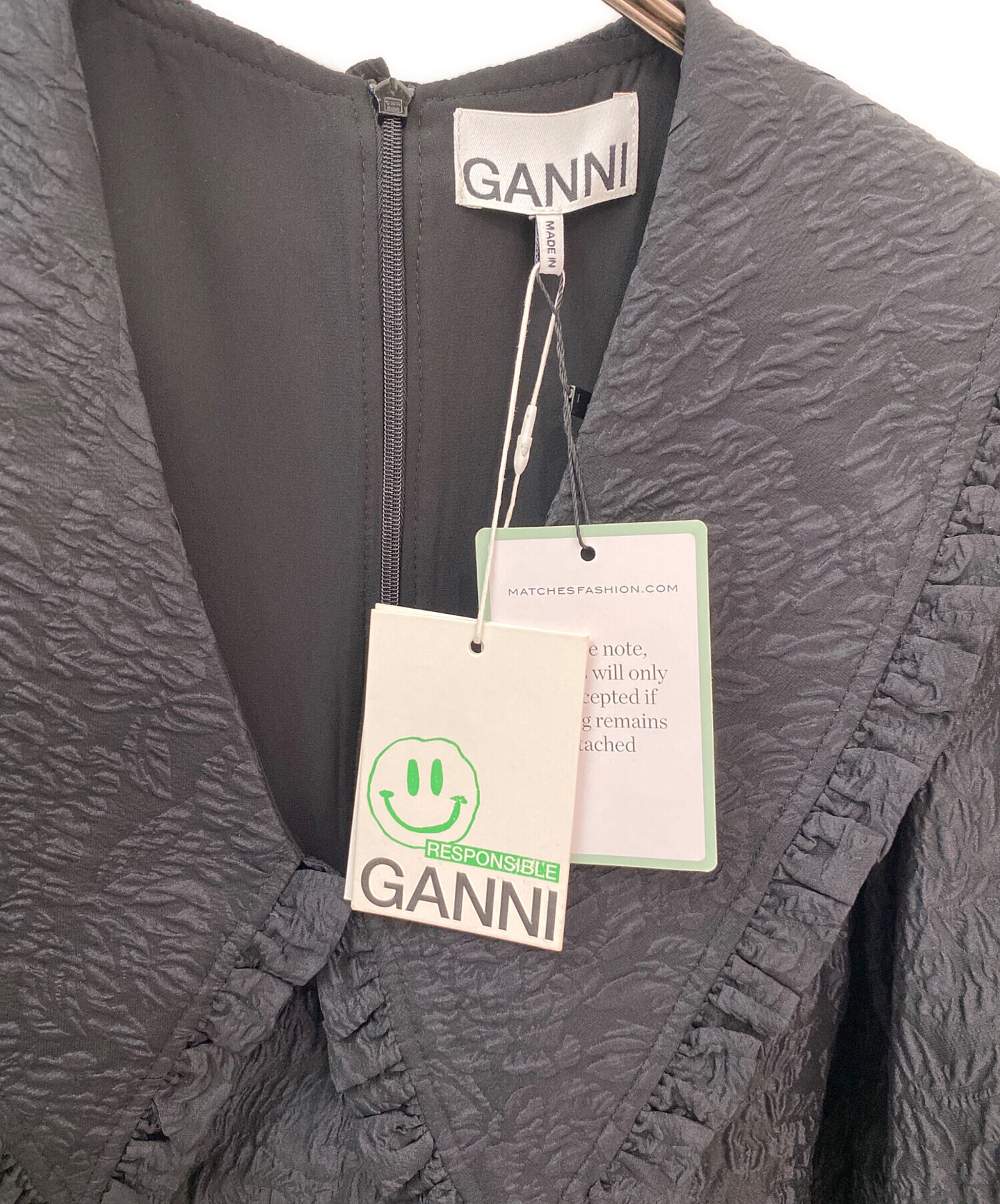 中古・古着通販】GANNI (ガニー) COCKTAIL DRESSES/ジャガードドレス