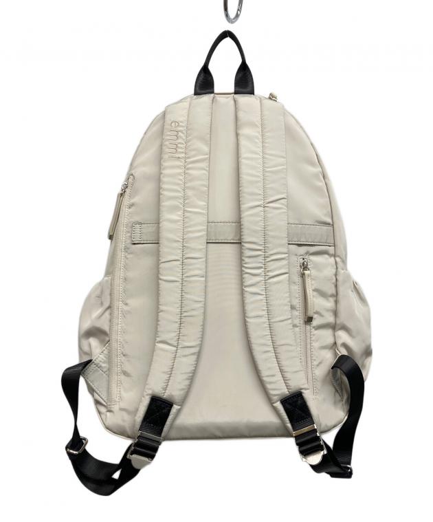 中古・古着通販】emmi (エミ) eco 撥水レザーパイピングギャザー 