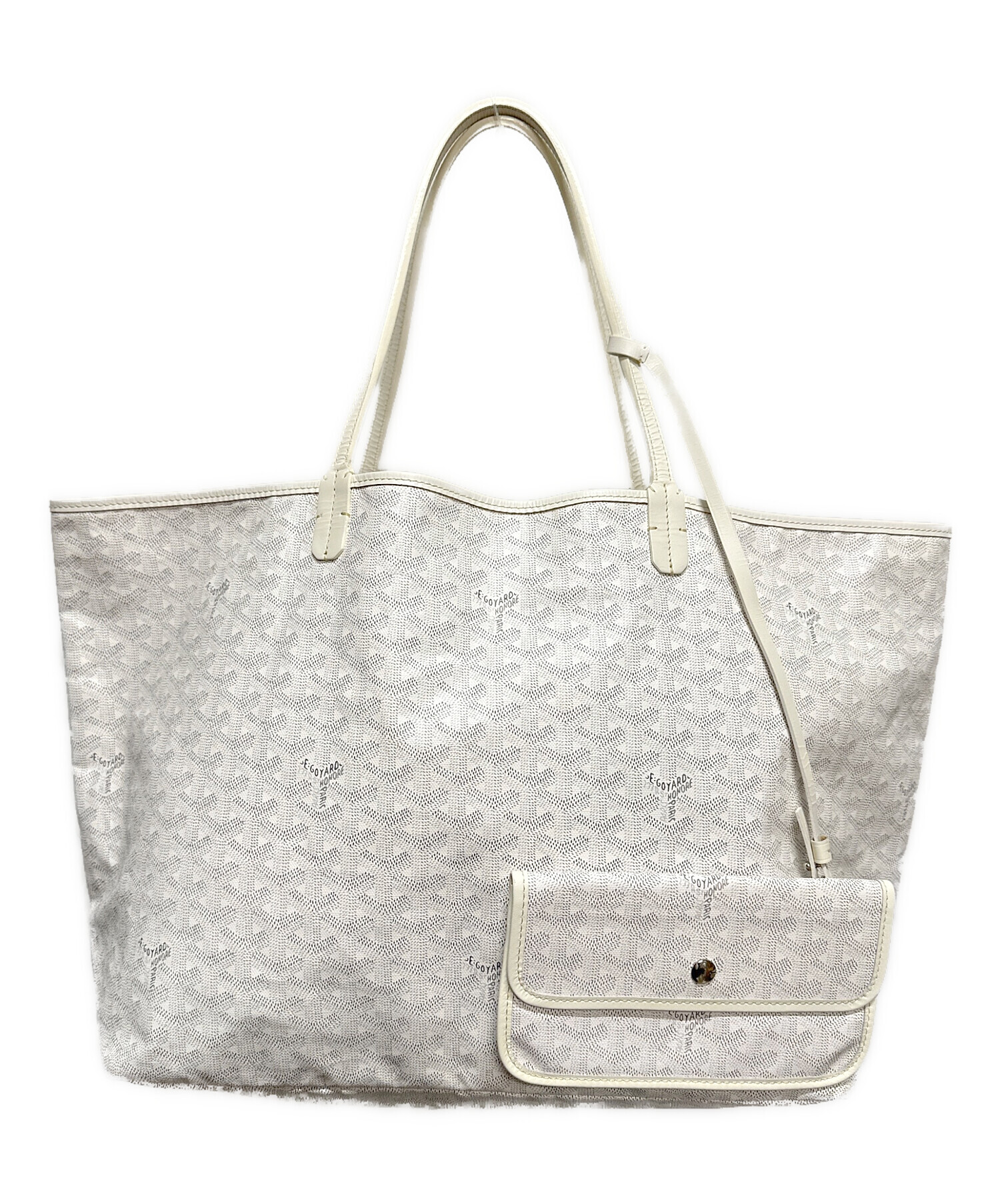 中古・古着通販】GOYARD (ゴヤール) サンルイGM ホワイト サイズ:GM 