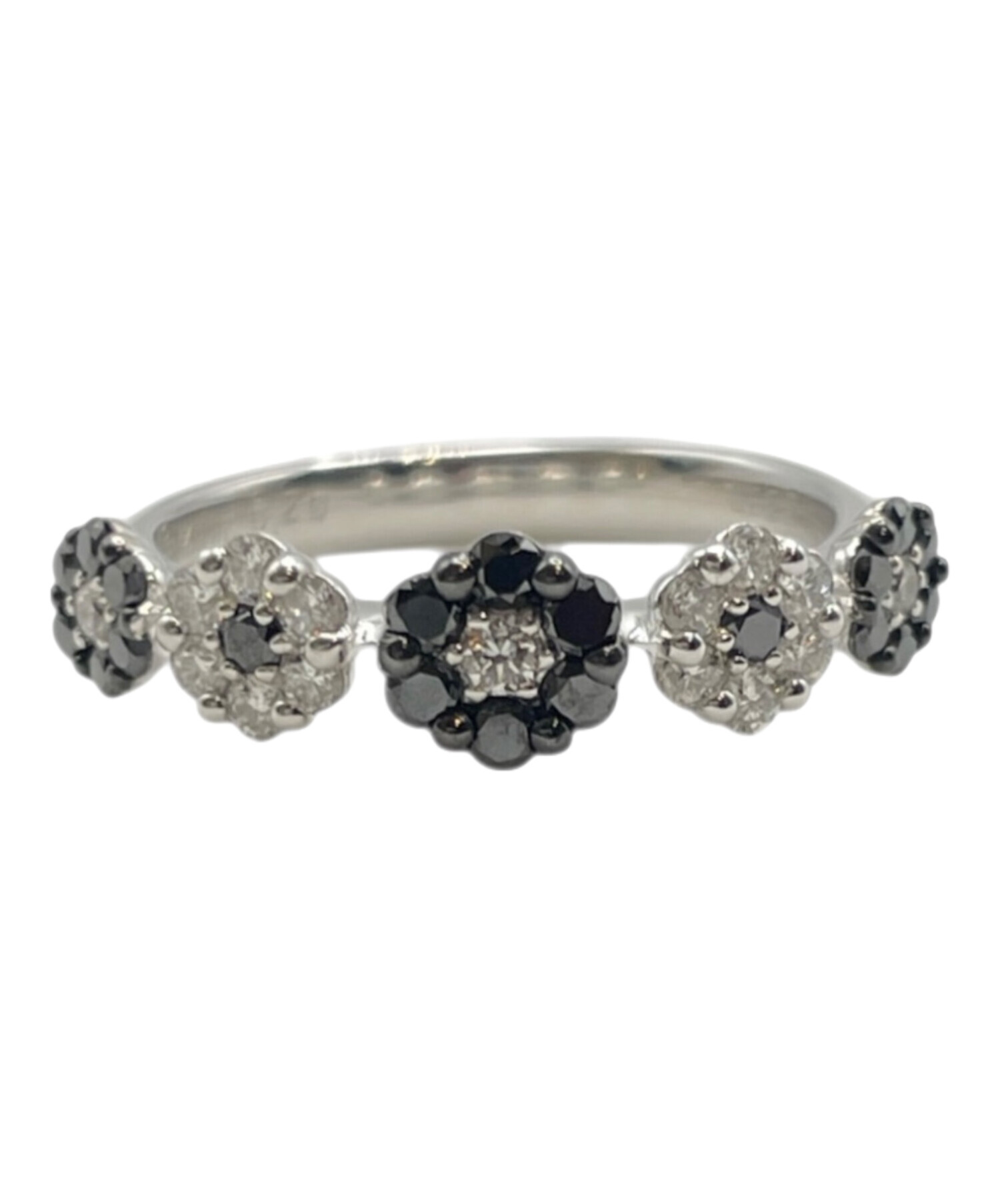 ポンテヴェキオ　K10 黒いバラ　デザインリング 中古・古着通販】Ponte Vecchio (ポンテヴェキオ) フラワーデザイン