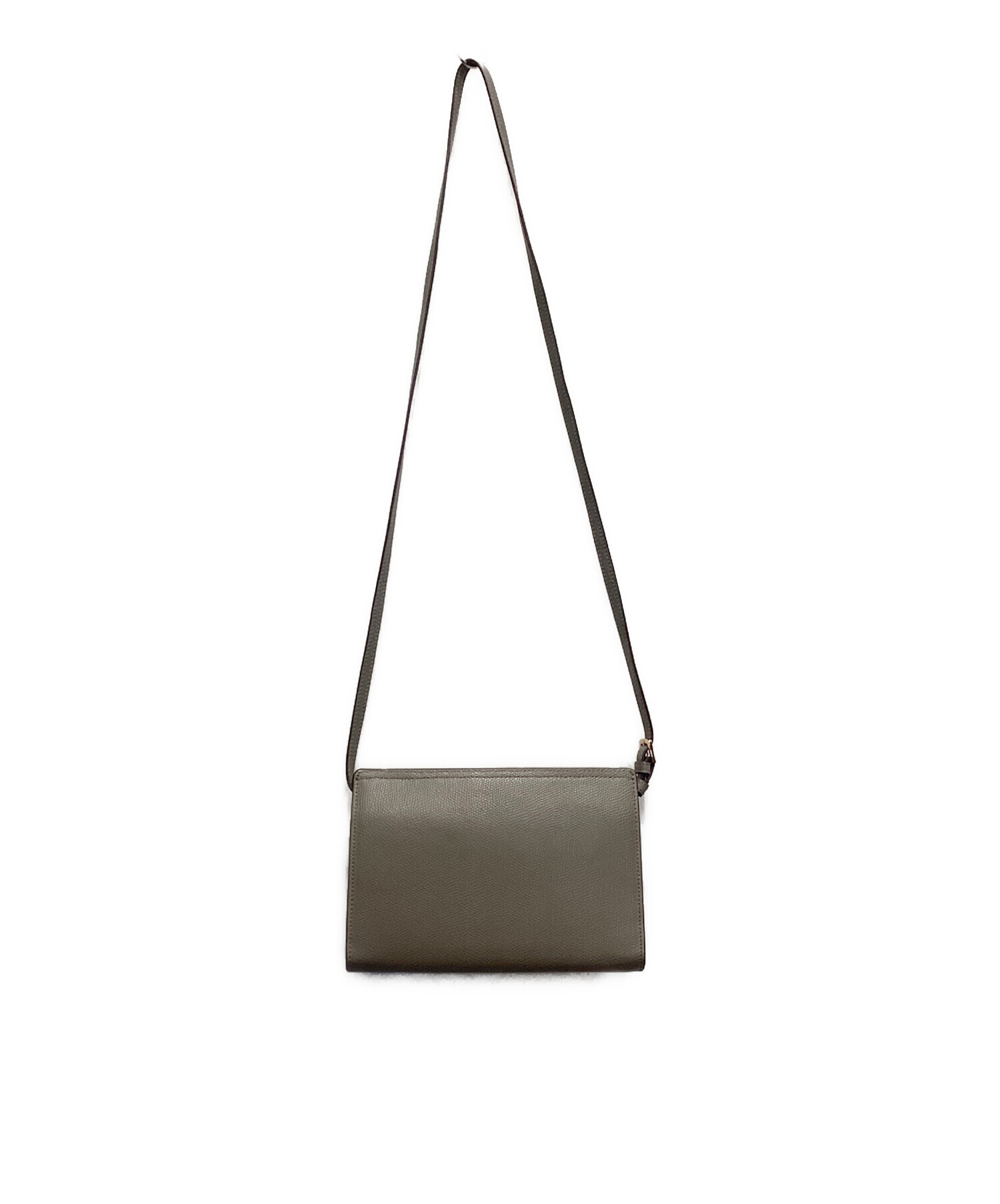 値下げ中【ほぼ未使用】FURLA 本革 ショルダーバッグ グレージュ 保存袋付き 中古・古着通販】FURLA (フルラ) LIKE MINI CROSSBODY グレー