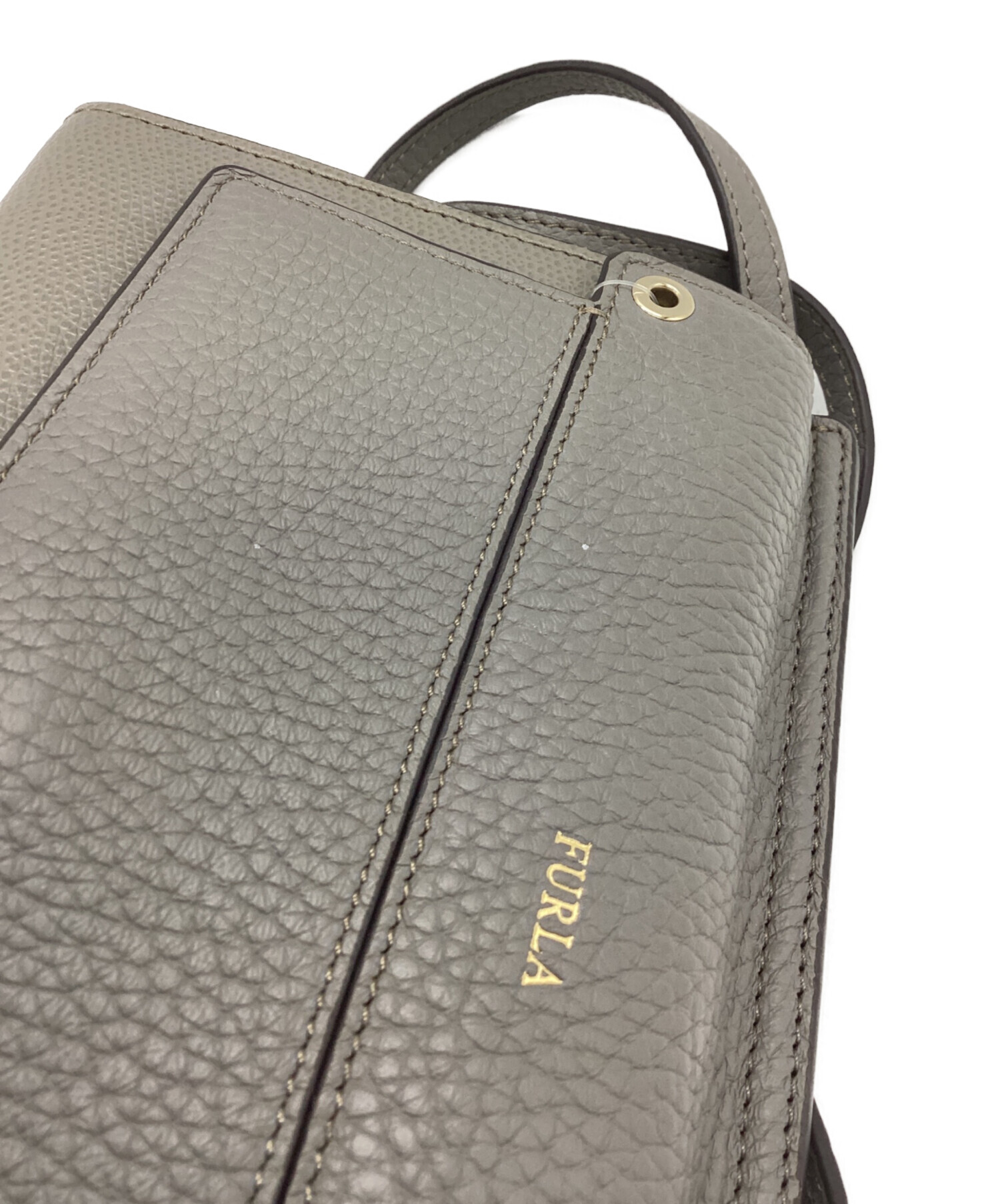 中古・古着通販】FURLA (フルラ) LIKE MINI CROSSBODY グレー