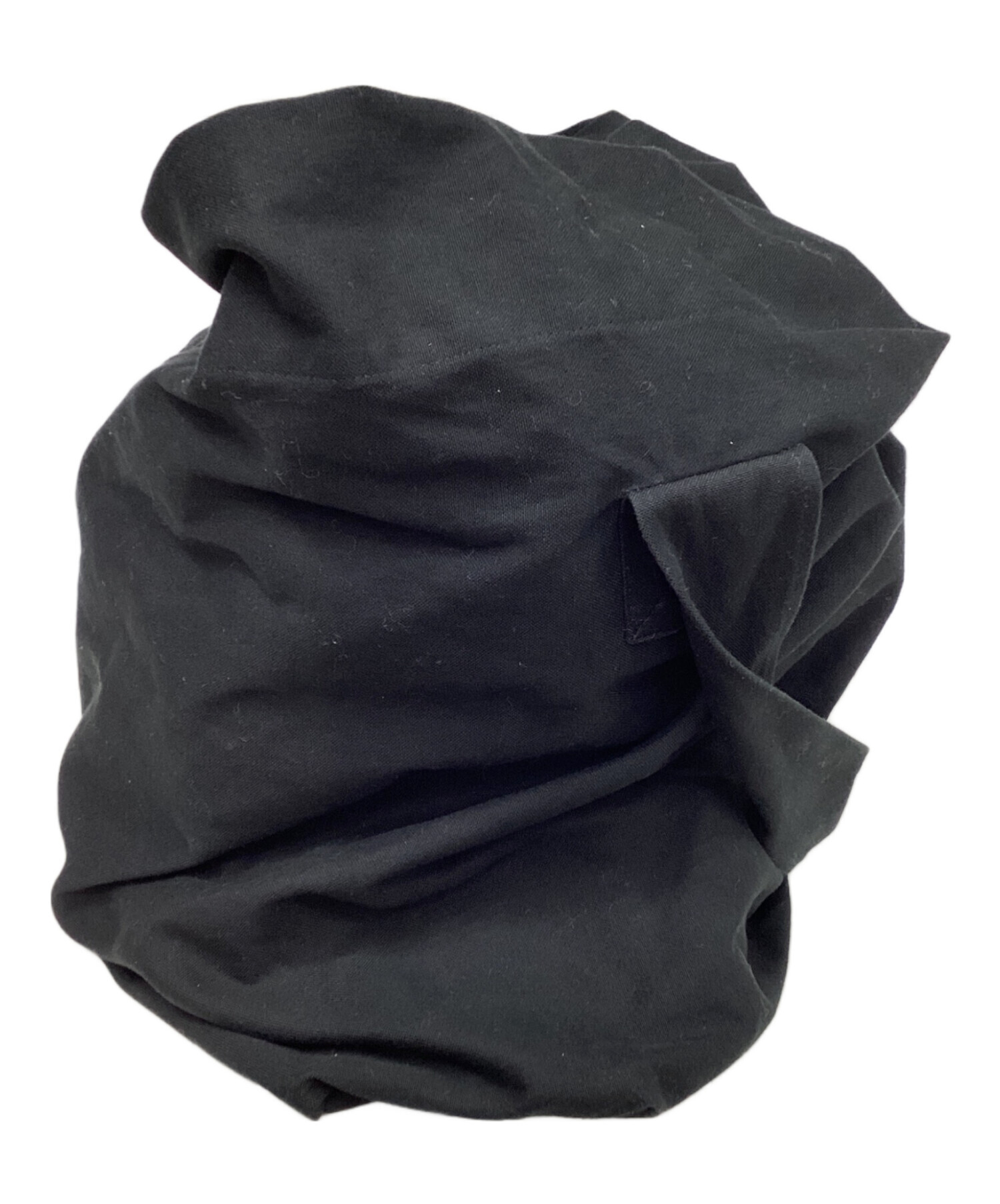 中古・古着通販】Y's (ワイズ) CANVAS TIED BAG ブラック｜ブランド